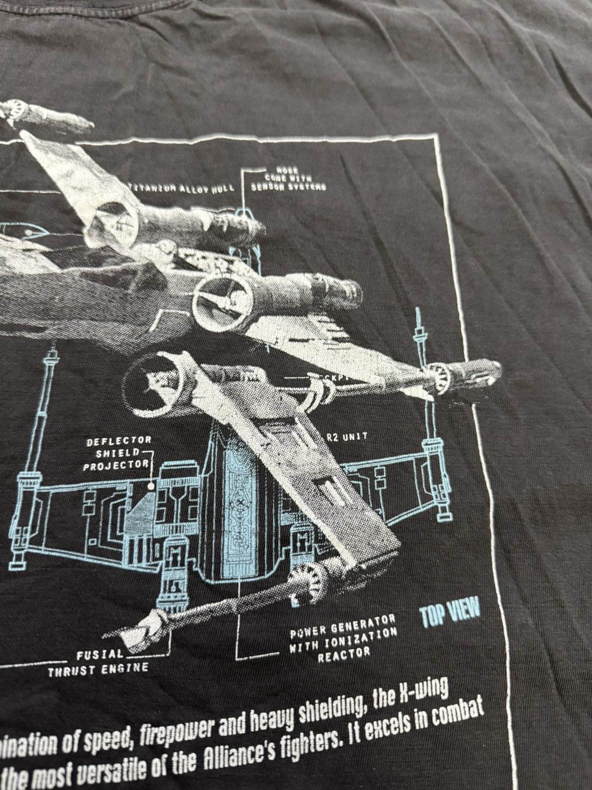 Star Wars Vintage 1996 Star Wars X-Wing StarFighter Shirt Celebrity Size US XL / EU 56 / 4 - 6 Thumbnail