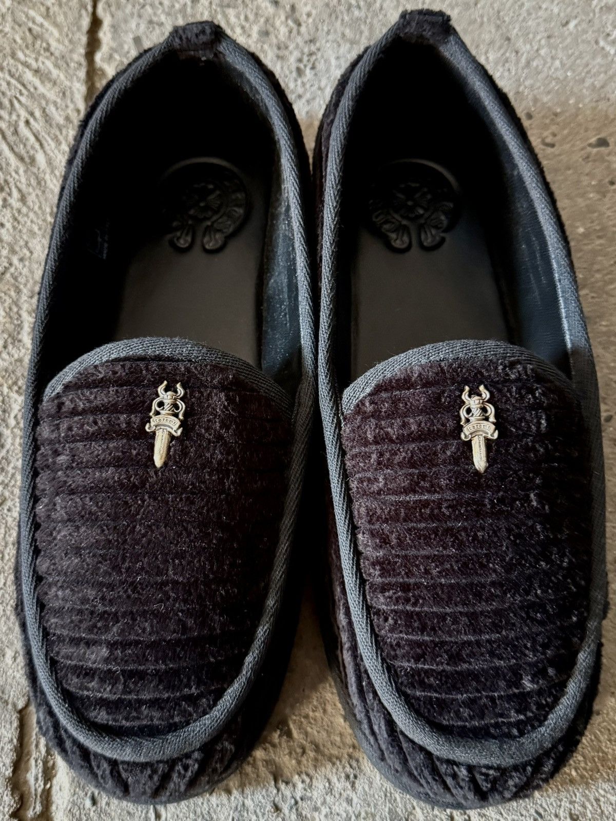 Chrome Hearts Chrome Hearts - Dagger - Corduroy Slip on / Loafers Size US 7 / EU 40 - 6 Thumbnail