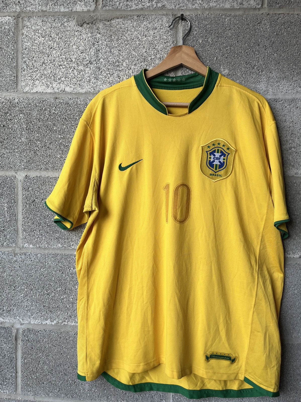 Nike Vintage Nike Brazil Ronaldinho Soccer Futbol Jersey Kit | Grailed