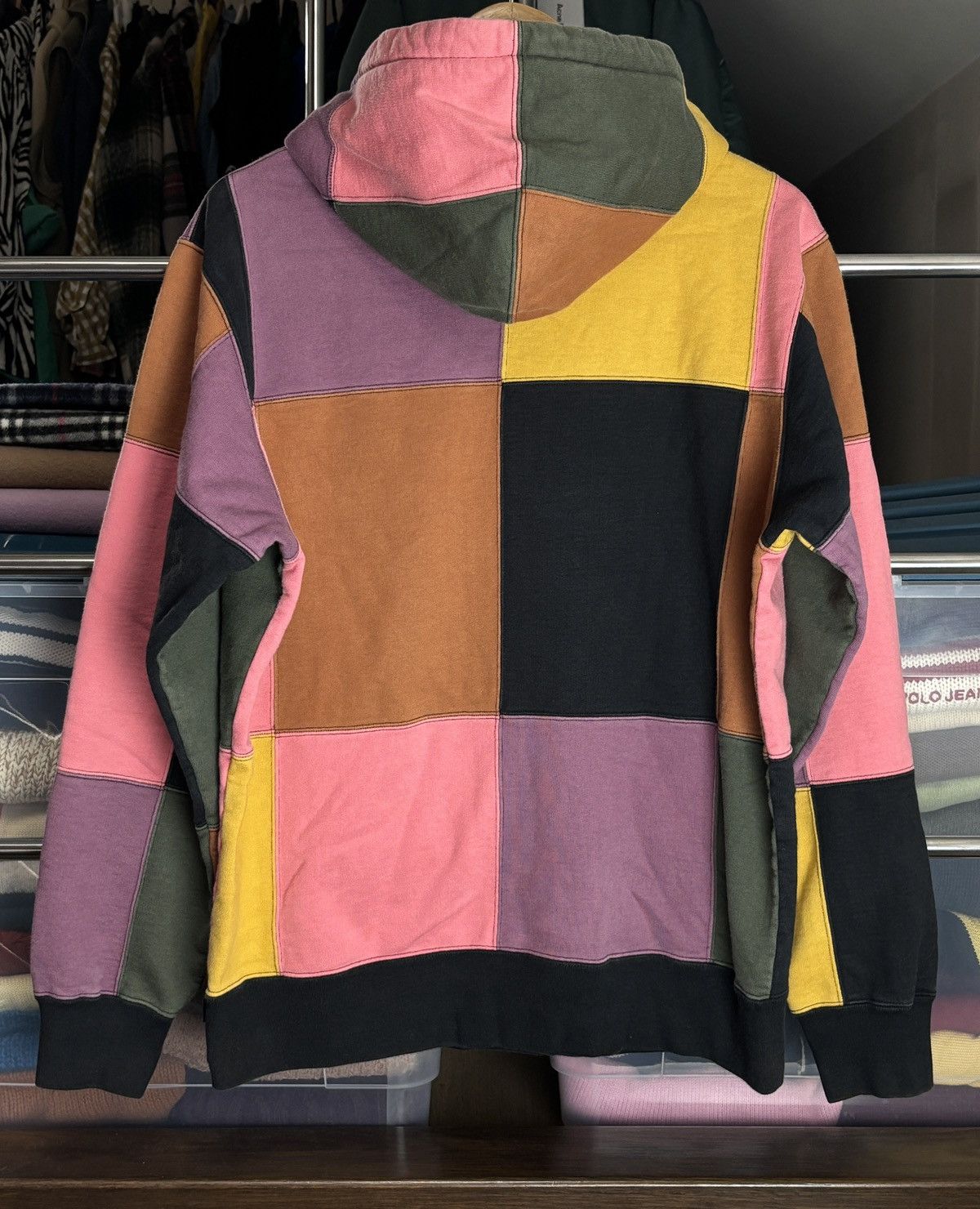 Supreme Supreme Patchwork Hoodie Streetwear Vintage Size US M / EU 48-50 / 2 - 5 Thumbnail