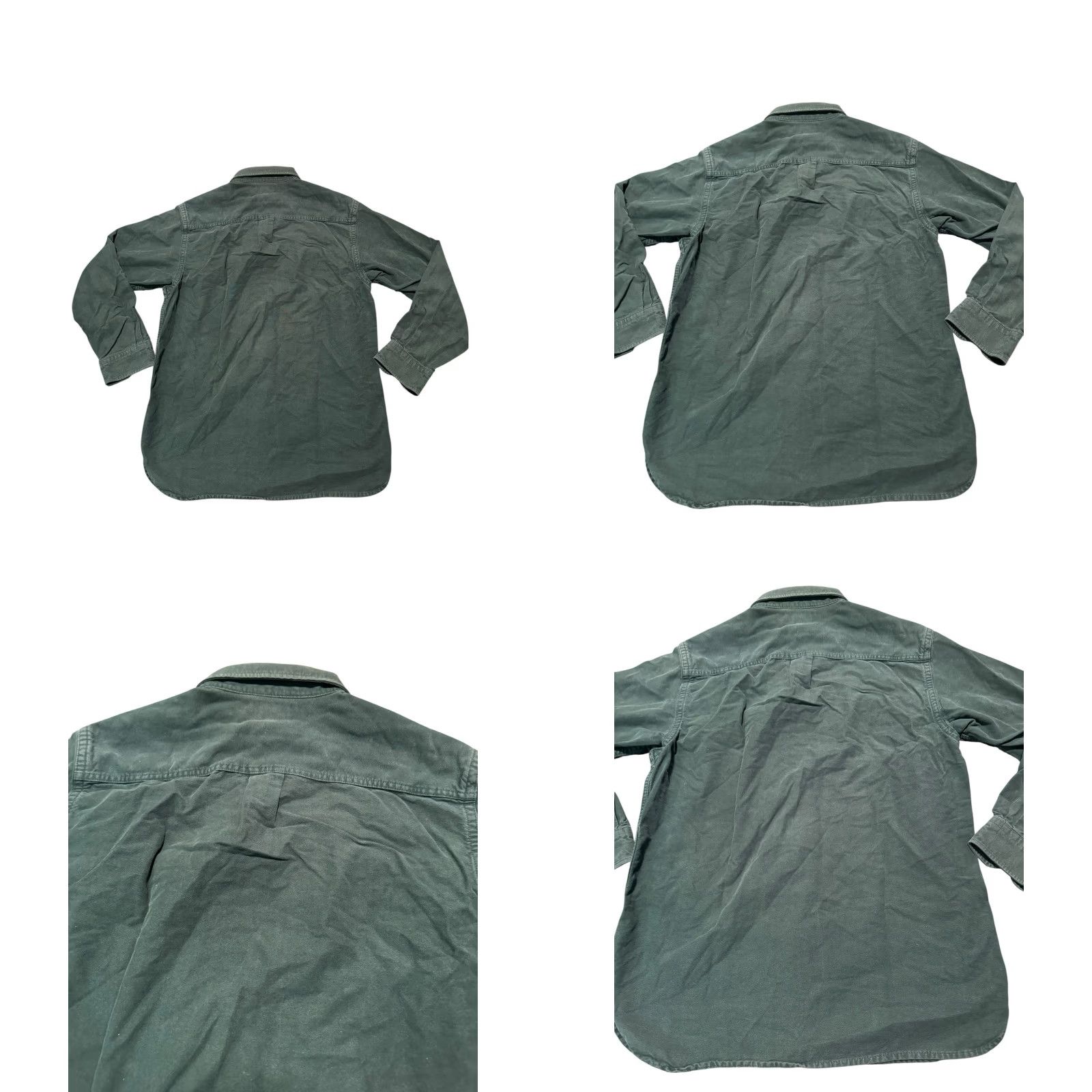 Vintage VINTAGE L.L. Bean Button-Up Shirt Chamois Cloth Mens Forest Green M Regular Long Sleeve Casual, Workwear, Travel, 90s City Classic Hunting Hiking USA Size US M / EU 48-50 / 2 - 8 Thumbnail