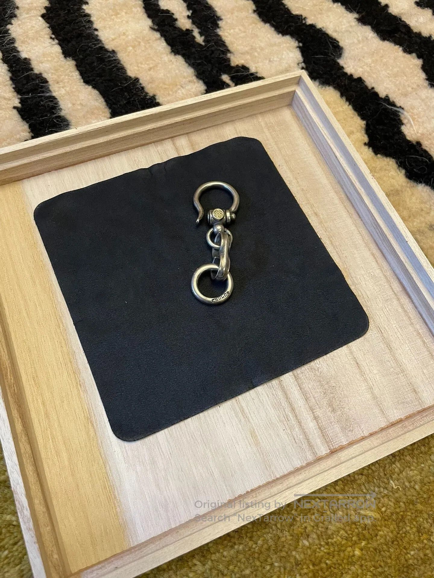 Han Cholo CHOLOS 925 Silver Gold Accent Keychain. Size ONE SIZE - 1 Thumbnail