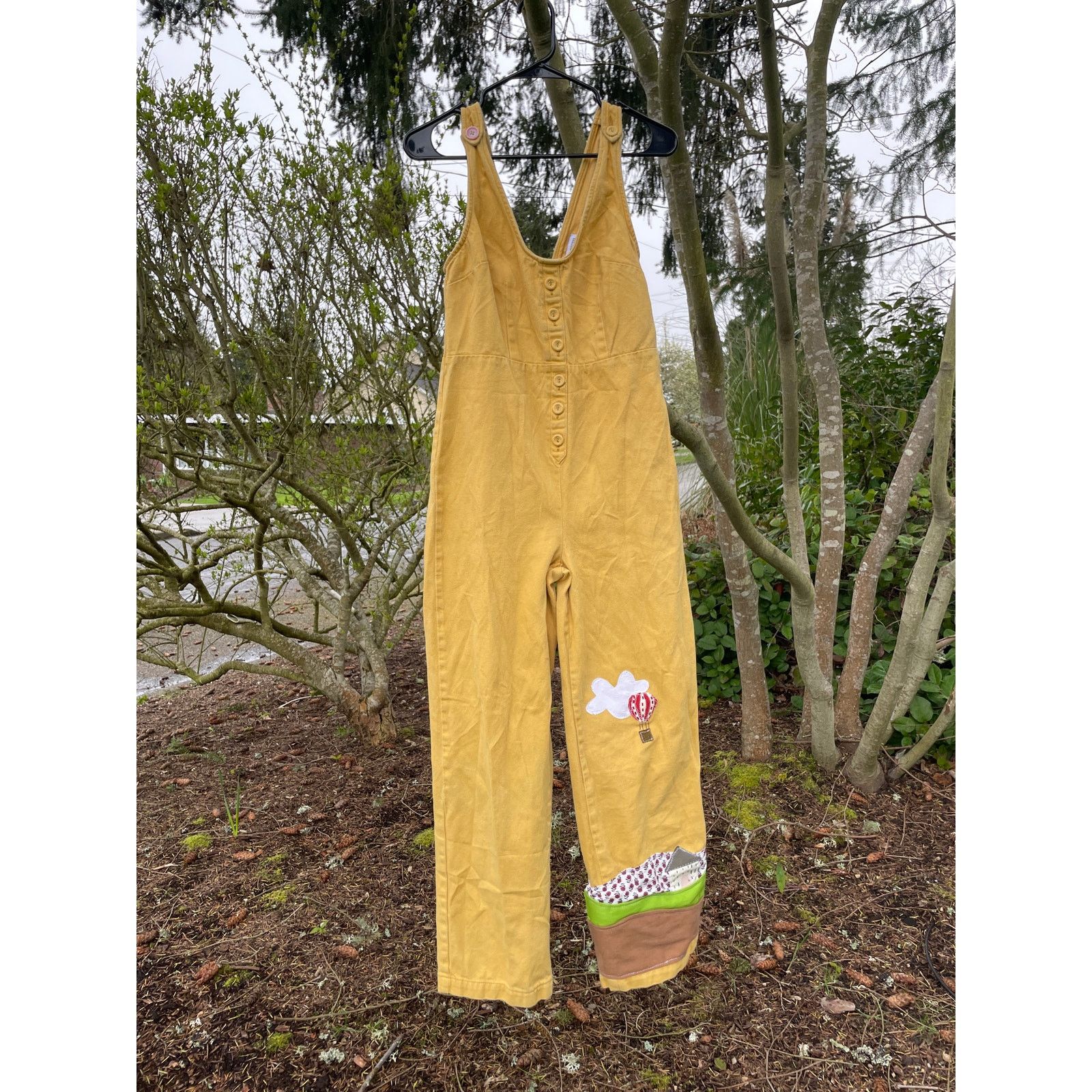Urban Outfitters Small Upcycled Urban Outfitters Whimsical Jumpsuit Coveralls Size 26" / US 2 / IT 38 - 6 Thumbnail