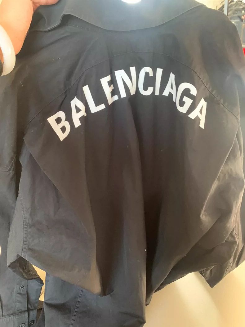 Other Balenciaga size 34 Black logo shirt Size M / US 6-8 / IT 42-44 - 6 Thumbnail