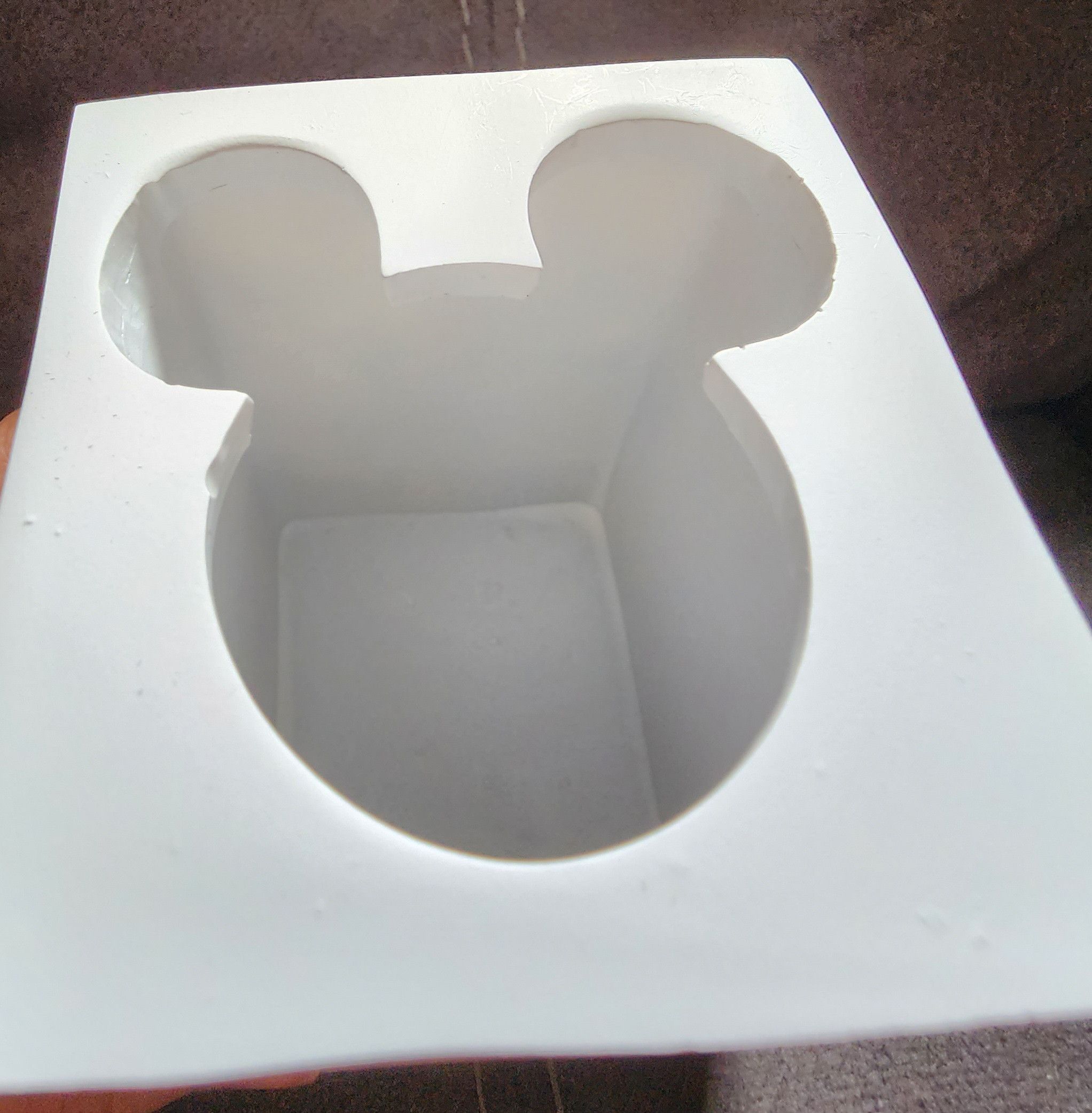 Disney Disney Mickey Mouse Cutout White Silhouette 4" Tumbler Size ONE SIZE - 5 Thumbnail
