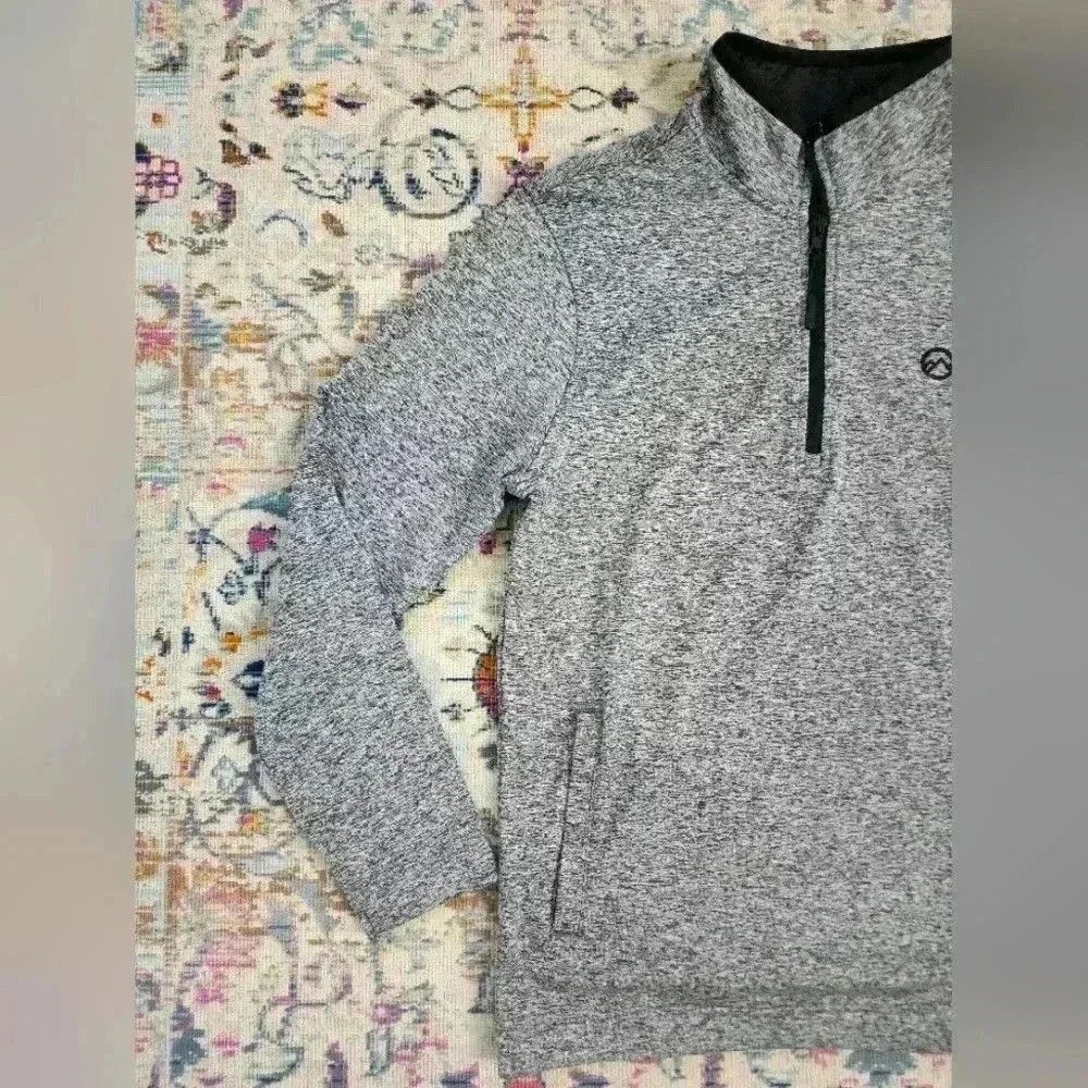 Athletic Works × Gymshark Frontier Supply Co Mens Grey 1/2 Zip Pullover Athletic Shirt Size US S / EU 44-46 / 1 - 4 Thumbnail