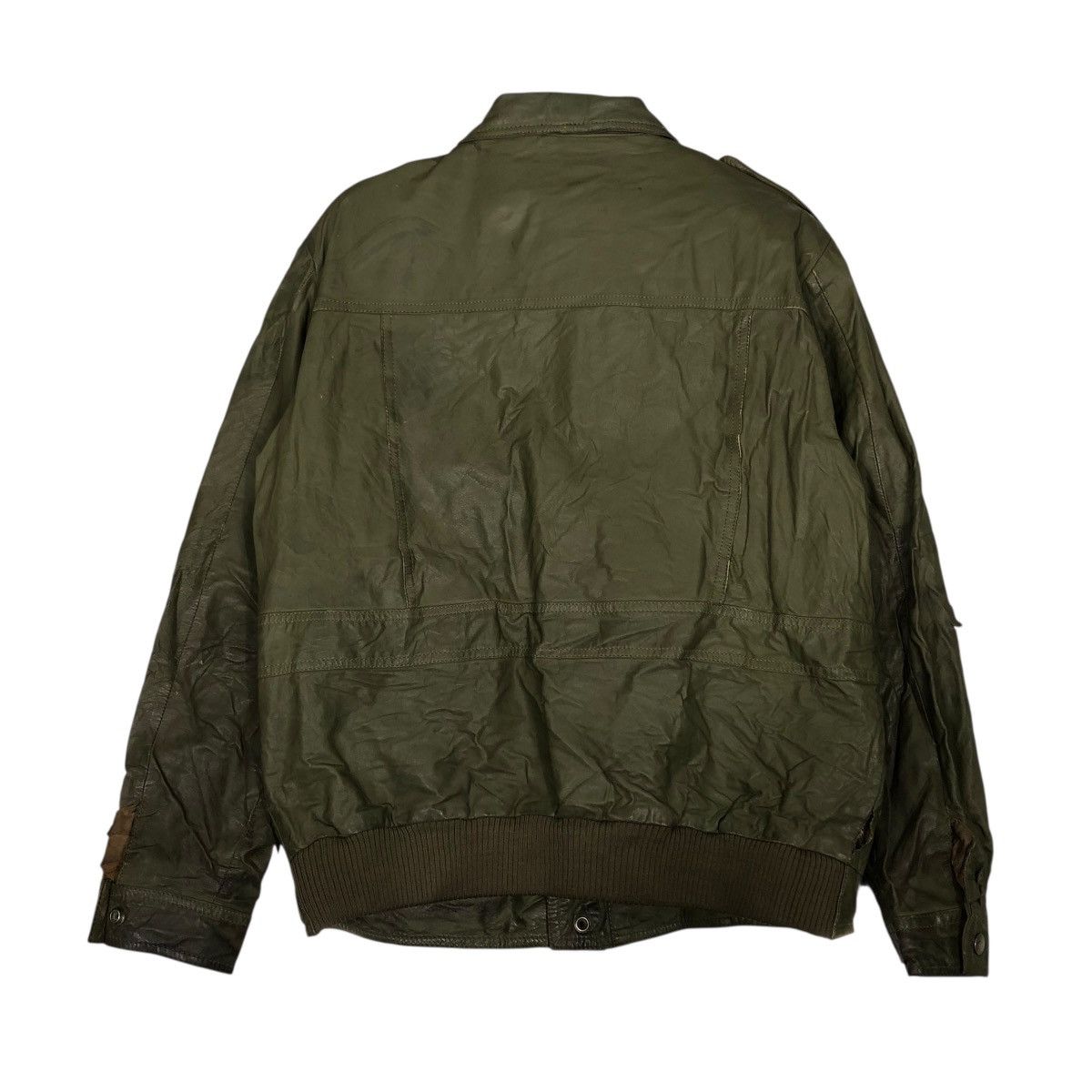 Japanese Brand 🔥VINTGE BIKER LEATHER JACKET BLANKET A REX ISSEY MIYAKE Size US L / EU 52-54 / 3 - 3 Thumbnail