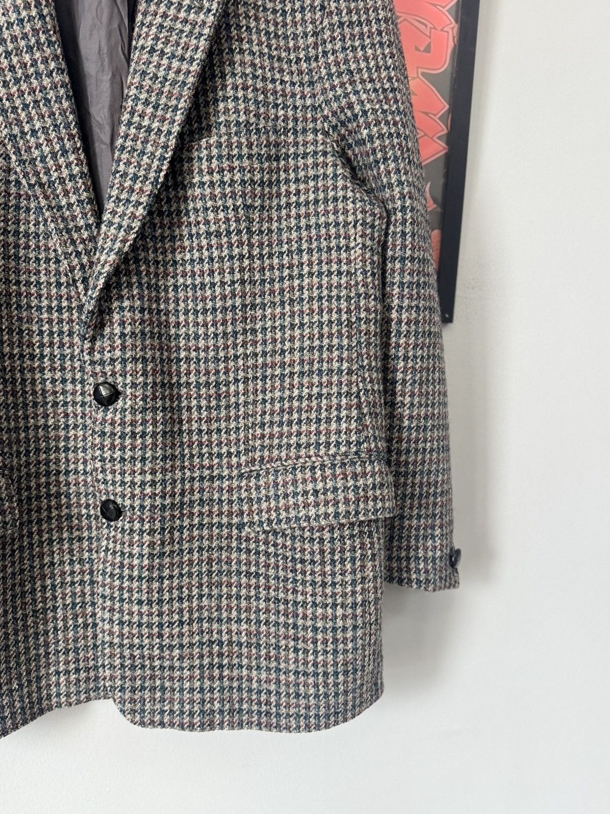 Harris Tweed Blazer 90s HARRIS TWEED JACKET MERCER RRL old money Size 50S - 6 Thumbnail