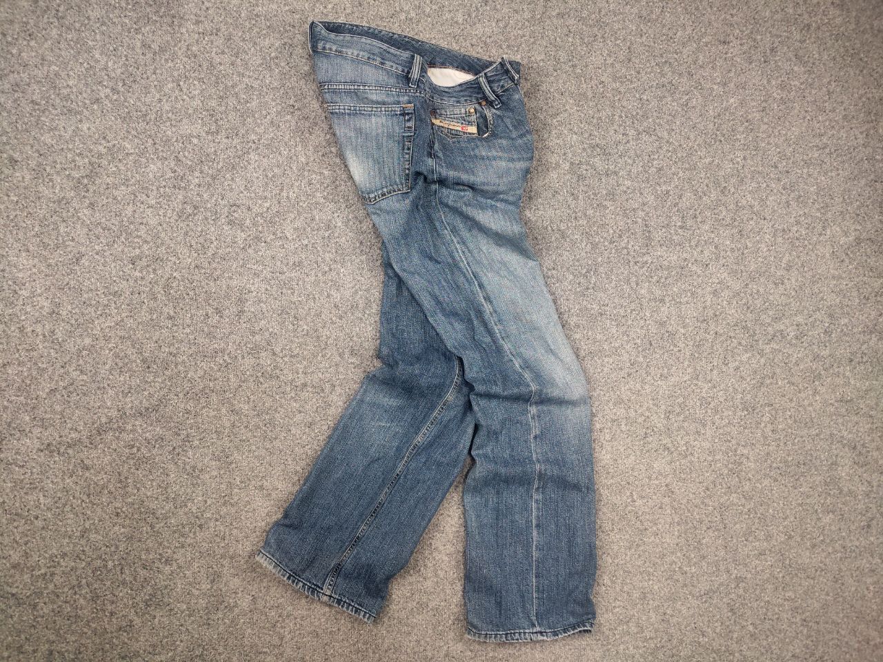 Diesel Vintage 90's Diesel Rabox distressed Denim Crazy Jeans LGB Size US 34 / EU 50 - 9 Thumbnail