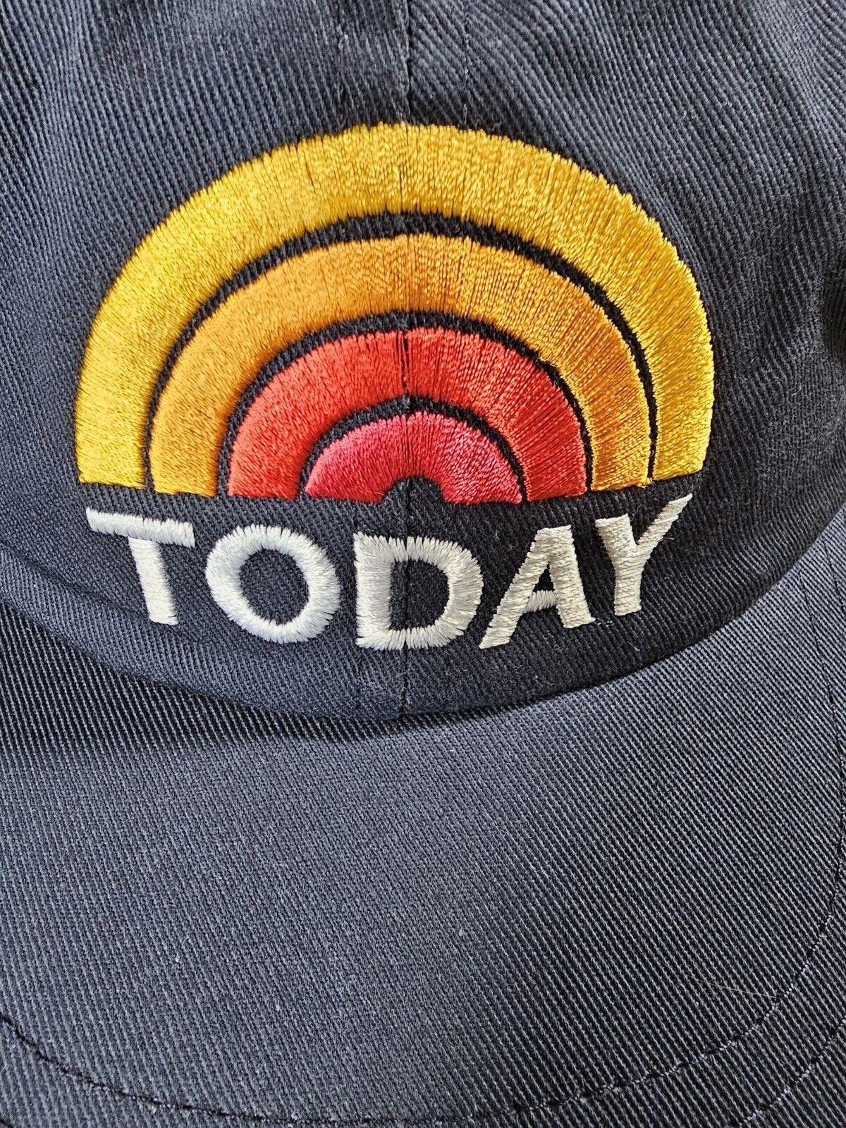 Designer Today Show Navy Hat Cap Embroidered Rainbow Logo Adjustable Size ONE SIZE - 3 Thumbnail