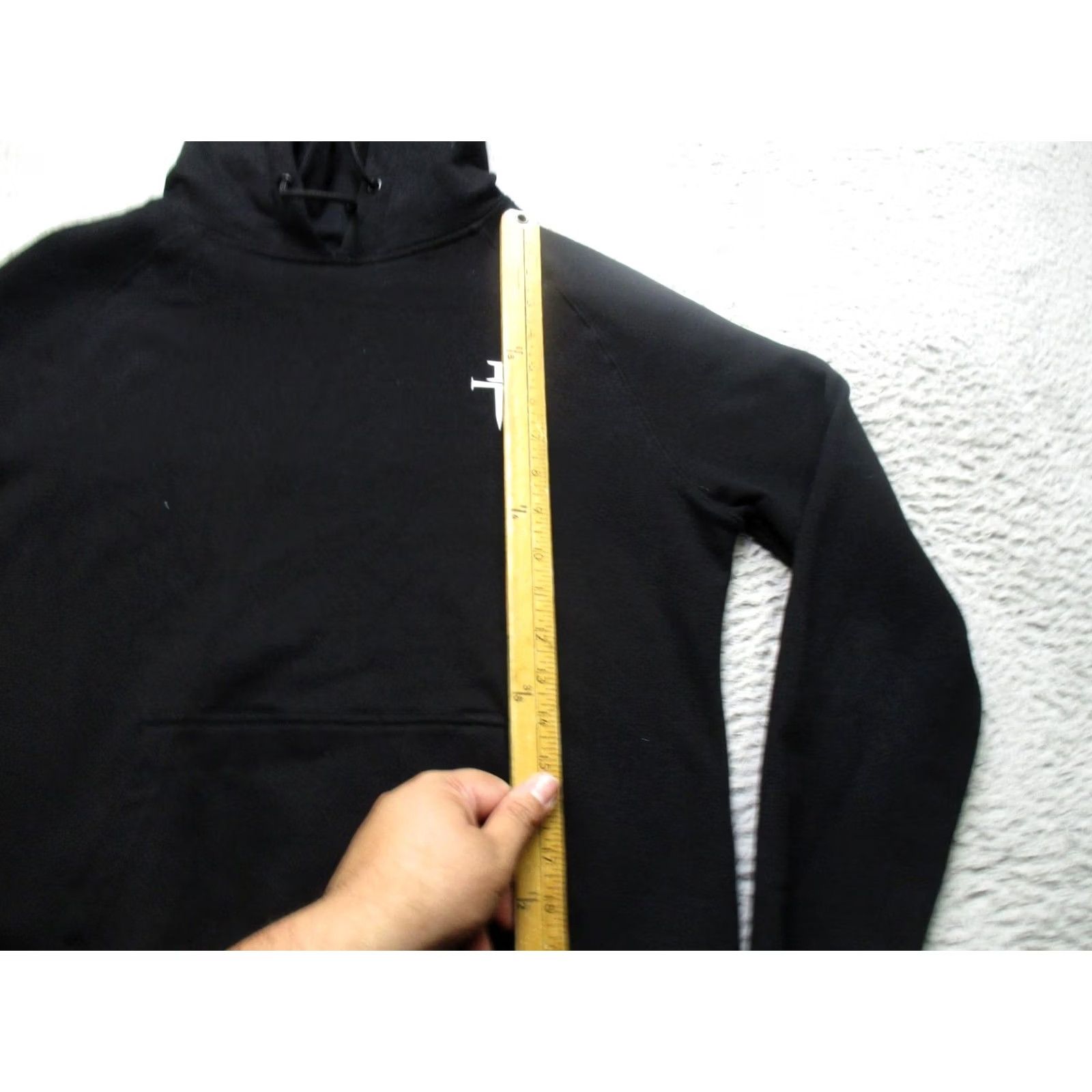 Vintage Nike Shirt Hoodie Mens S Black Cross Logo Pullover Fleece Sweatshirt Winter Size US S / EU 44-46 / 1 - 4 Thumbnail