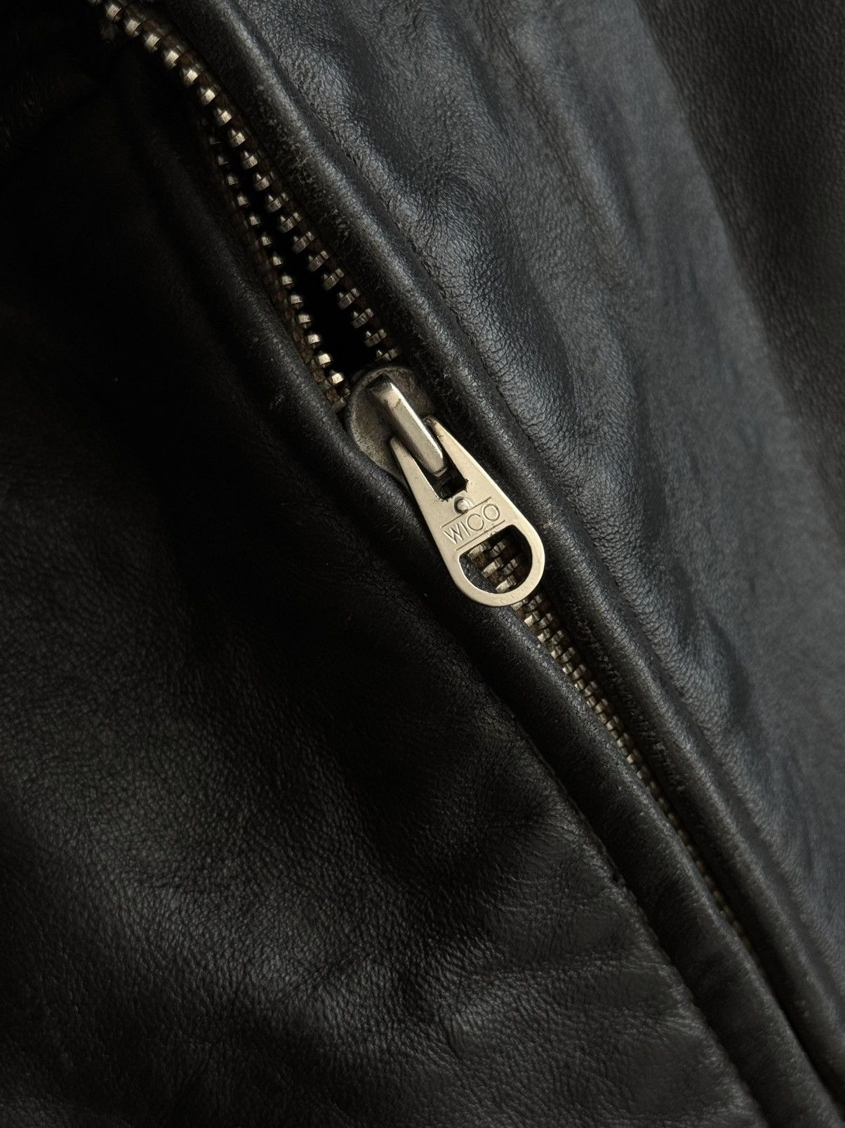 Vintage Vintage 1960s Mongolian 'WICO' Zip Leather Jacket Size US M / EU 48-50 / 2 - 6 Thumbnail