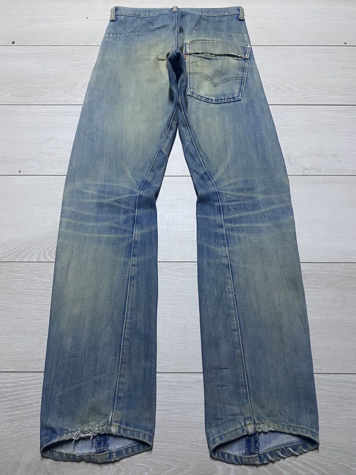Levi's Vintage Levis Engineered Japan Twist Leg Jeans Size US 27 - 2 Thumbnail