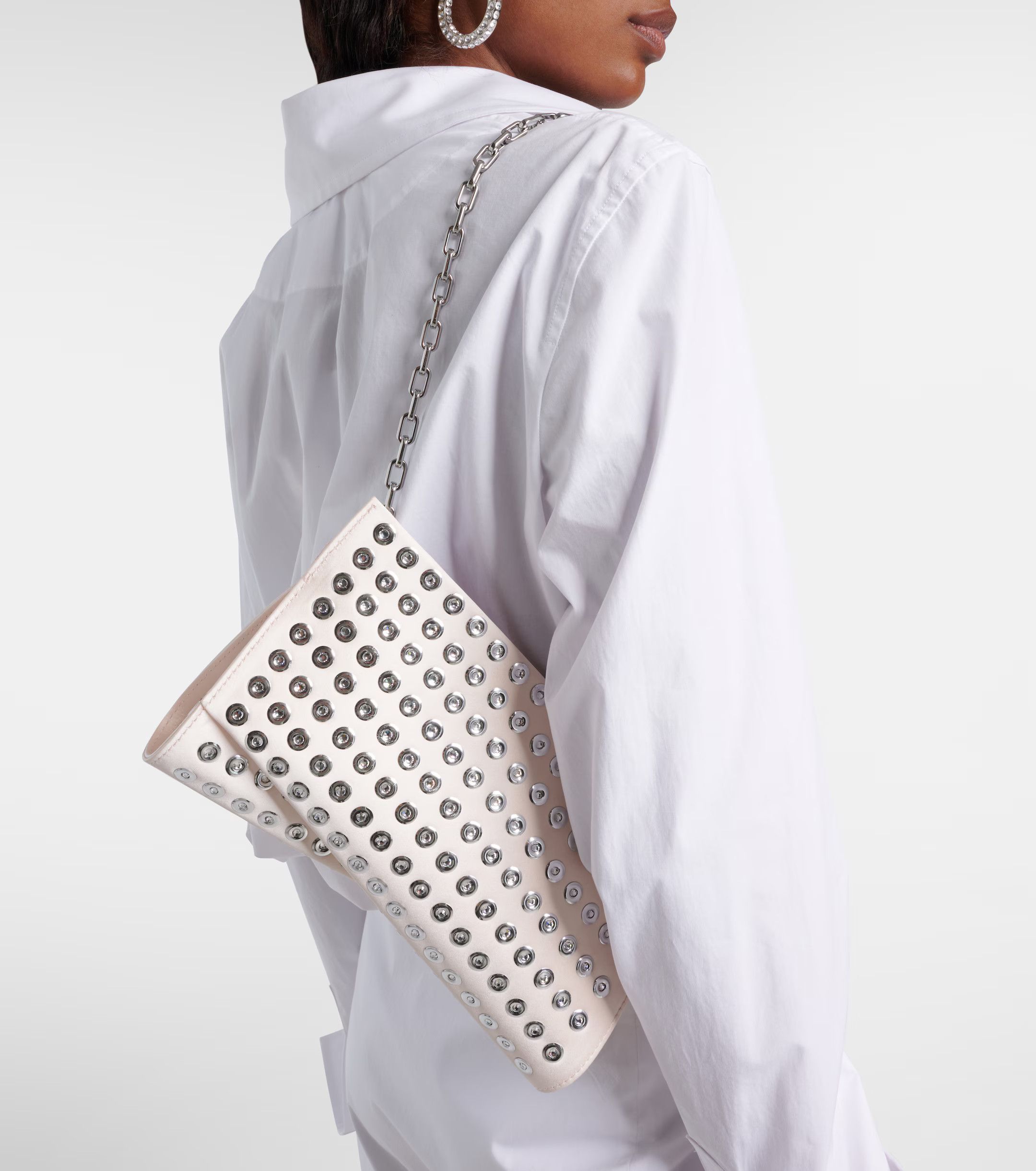 Christian Louboutin os11x0126 Size: OS / Loubitwist Small Crystals Clutch Size ONE SIZE - 2 Thumbnail