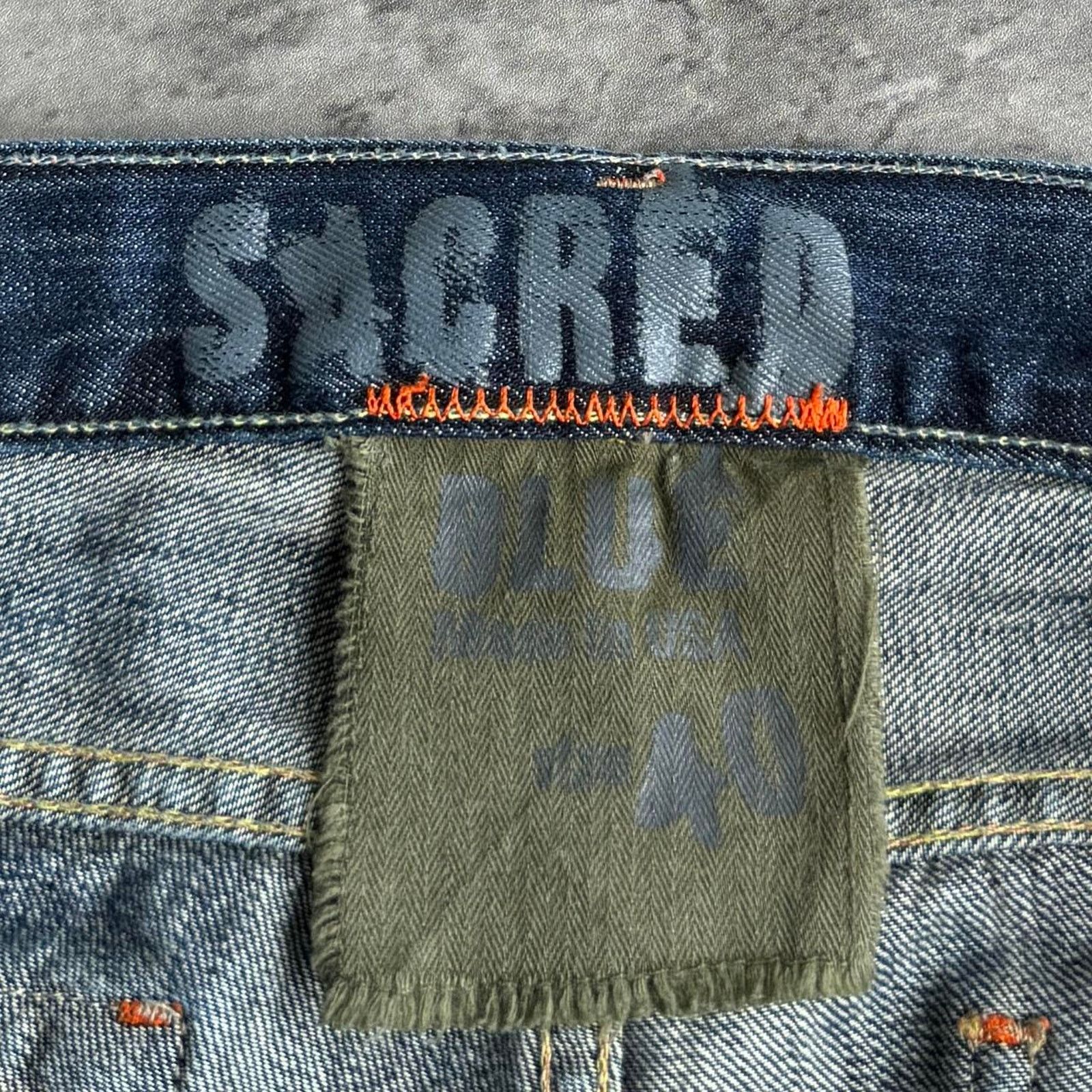 JNCO × Japanese Brand × Playboi Carti Vintage Y2K Baggy Grunge Opium Embroidered Carti Denim Jeans Size US 40 / EU 56 - 4 Thumbnail