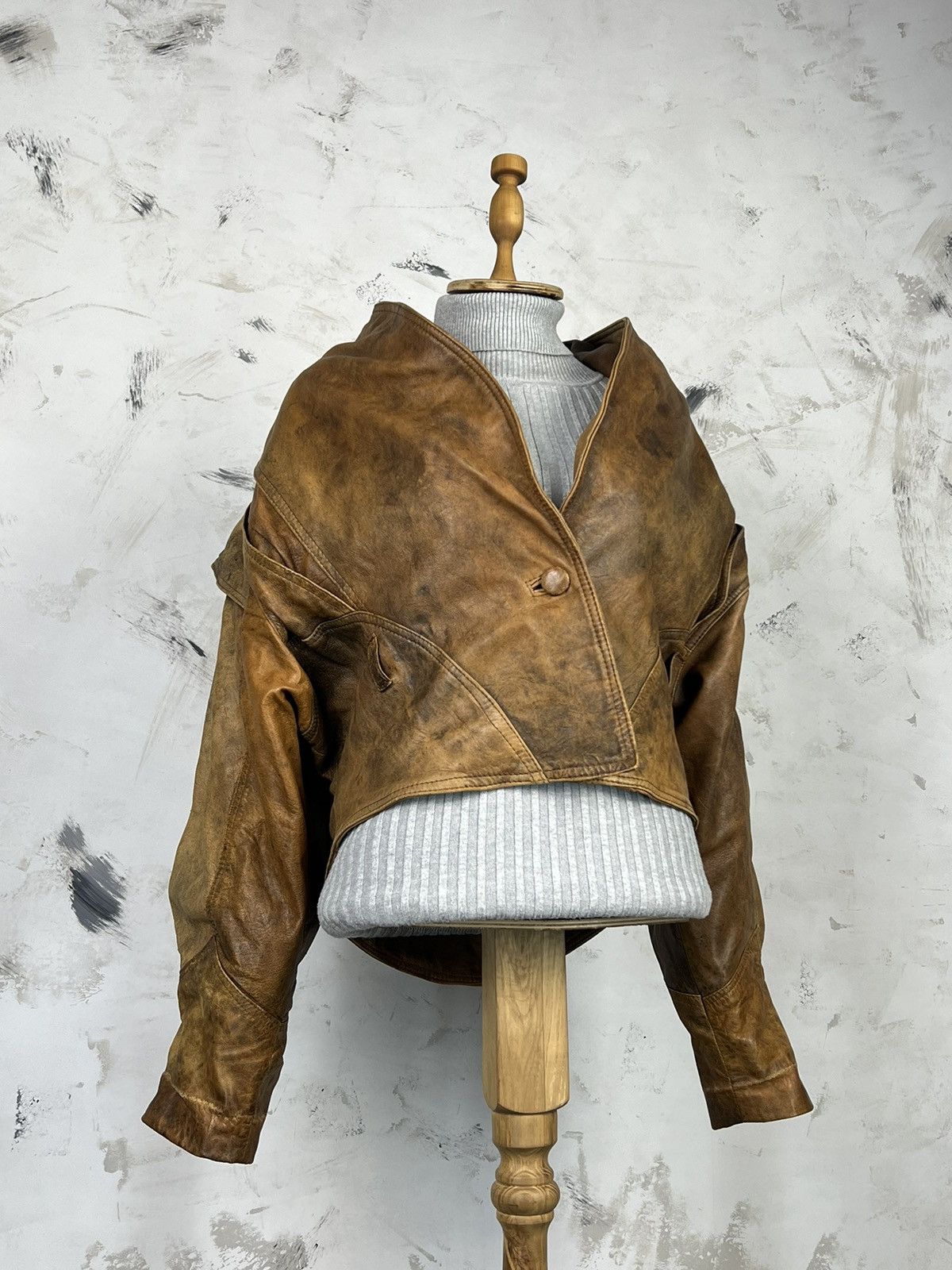 Vera Pelle Vintage Vera Pelle Leather Jacket Size M - L Size M / US 6-8 / IT 42-44 - 5 Thumbnail