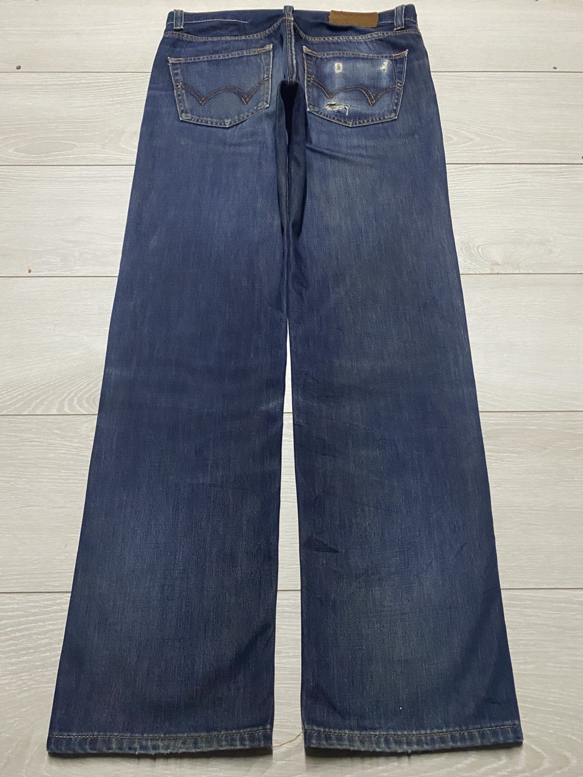 Edwin Vintage Edwin 503 Faded Wash Loose Jeans Size US 32 / EU 48 - 2 Thumbnail