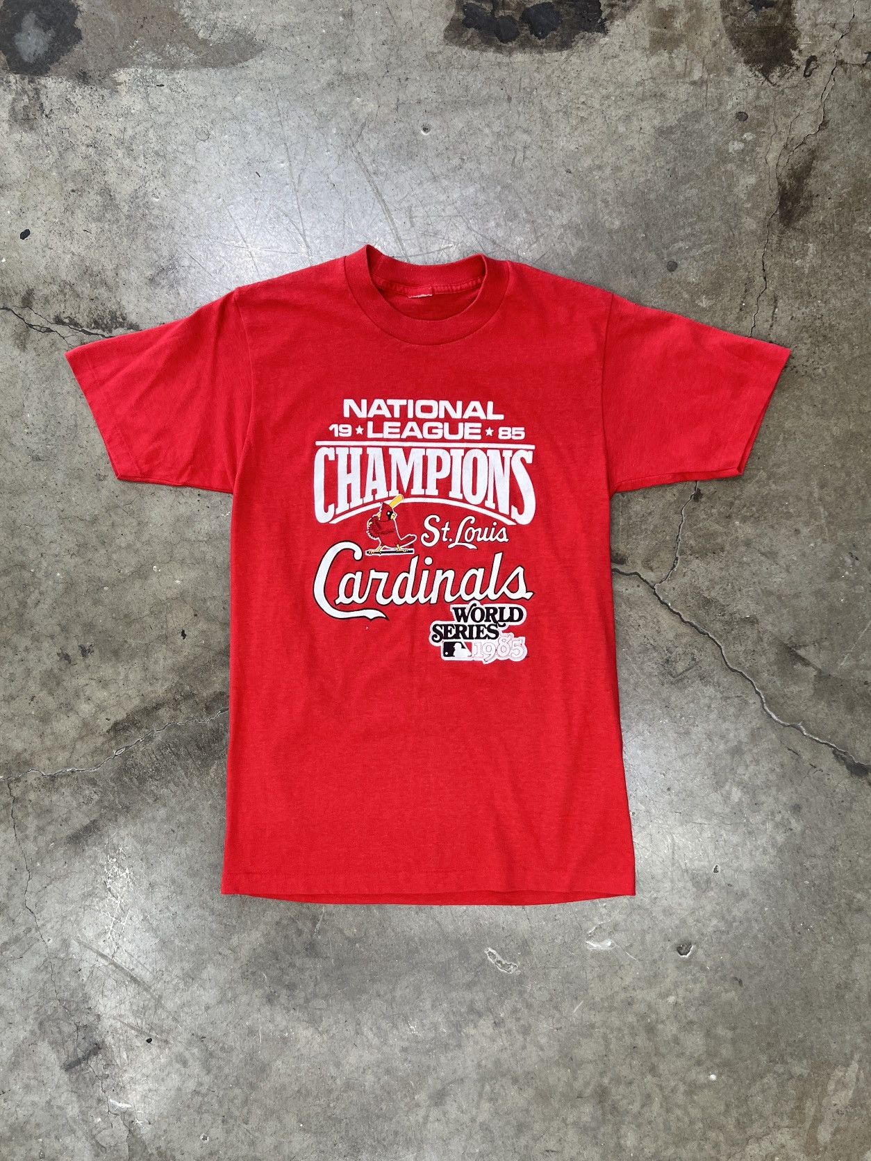 MLB Vintage 1985 MLB St Louis Cardinals World Series Champ Small Size US S / EU 44-46 / 1 - 2 Thumbnail