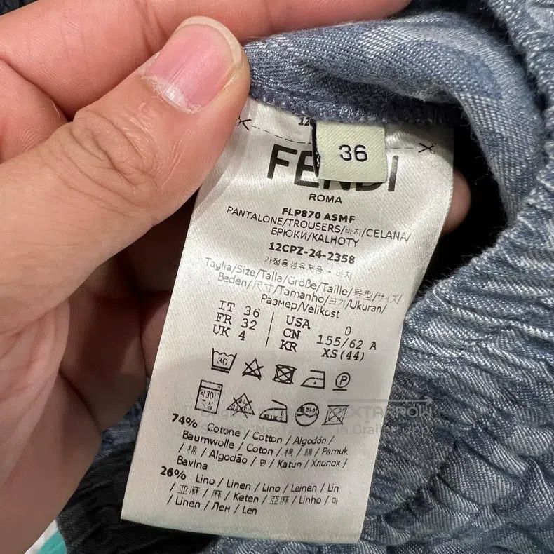 Fendi Fendi 25SS Printed Double F Elastic Waist Short Pants Size 24" / US 00 / IT 34 - 4 Thumbnail
