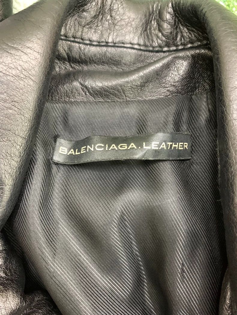 Balenciaga Balenciaga size 38 Black Biker Leather Jacket Size M / US 6-8 / IT 42-44 - 4 Thumbnail