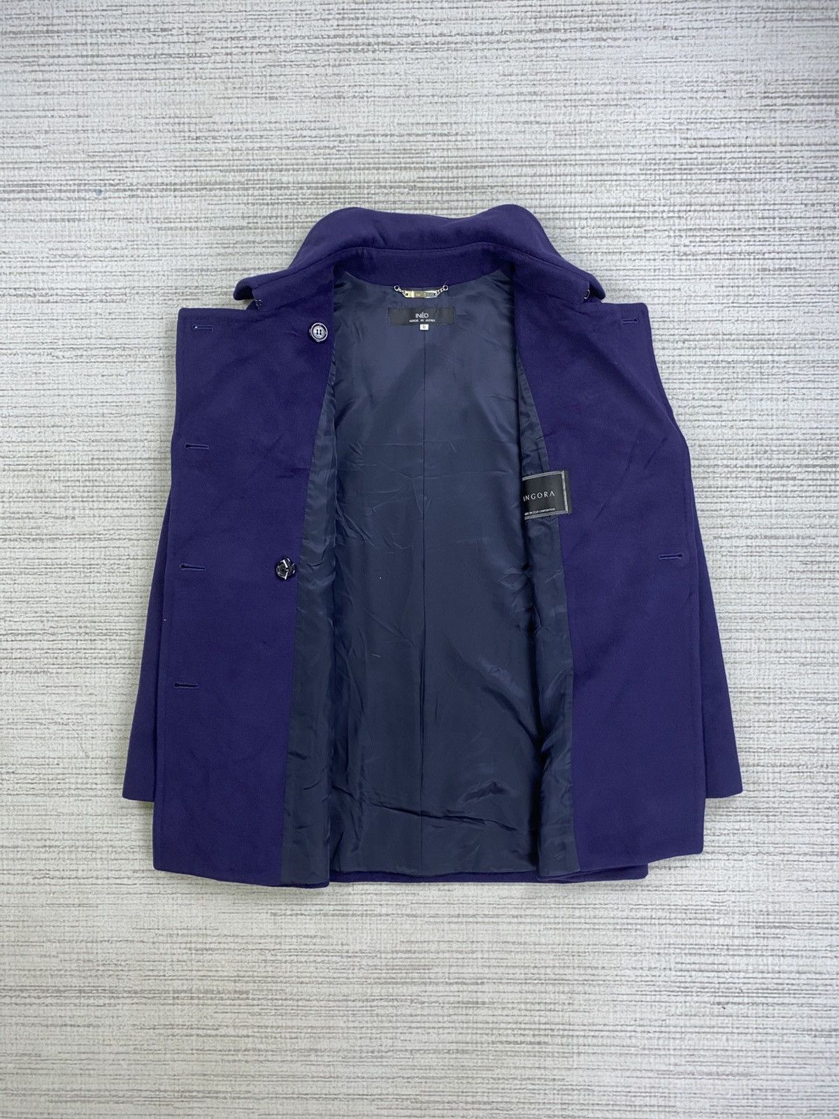 Yohji Yamamoto 🔥Yohji Yamamoto INED Japan Double Collar Wool Coat Jacket Size M / US 6-8 / IT 42-44 - 8 Thumbnail