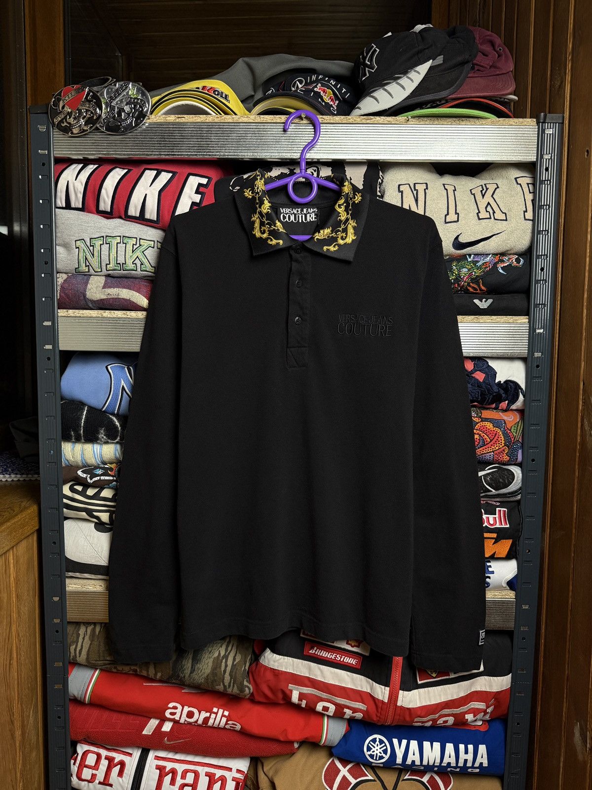 Versace × Versace Jeans Couture Versace Jeans Couture Longsleeve Polo L Size US L / EU 52-54 / 3 - 1 Thumbnail