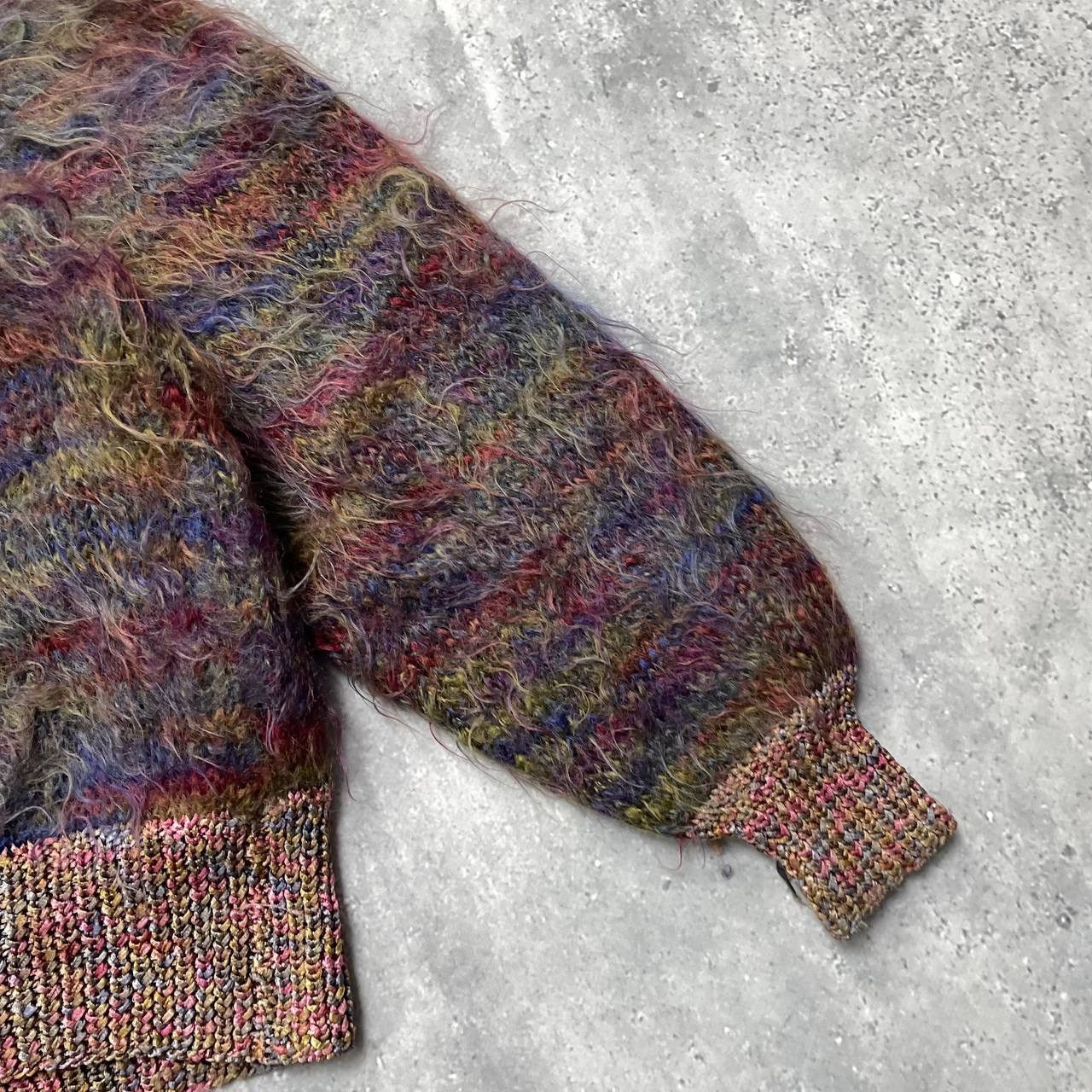 Vintage Vintage 90s Cardigan Two Buttons Faux Mohair Women’s Size L Size L / US 10 / IT 46 - 18 Thumbnail