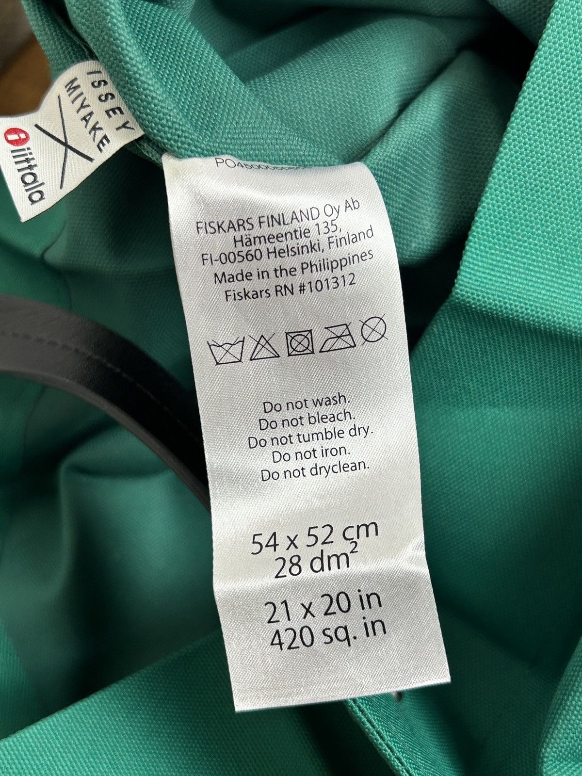 Issey Miyake Issey Miyake x Iittala Pleated Tote Bag Handbag Green Size ONE SIZE - 6 Thumbnail