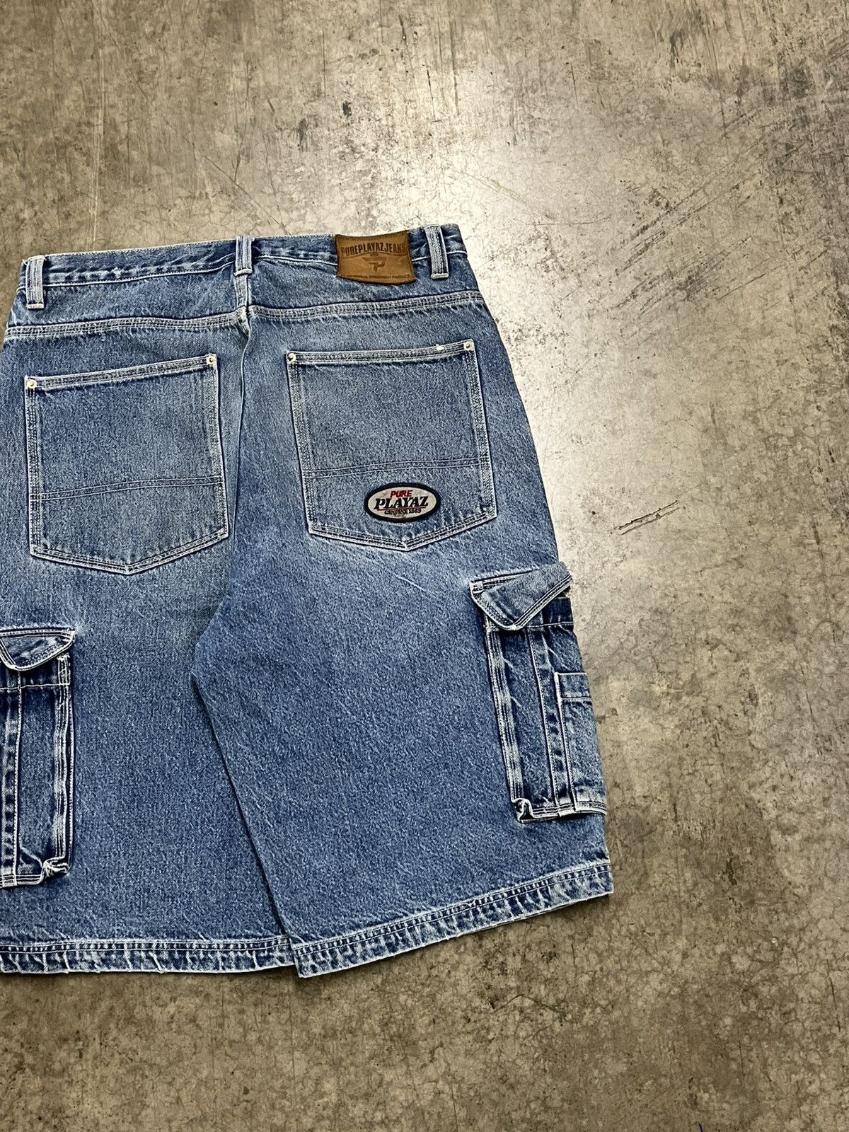 JNCO × Vintage Y2K pure playz baggy jorts carpenter cargo skater hype rare Size US 36 / EU 52 - 2 Thumbnail