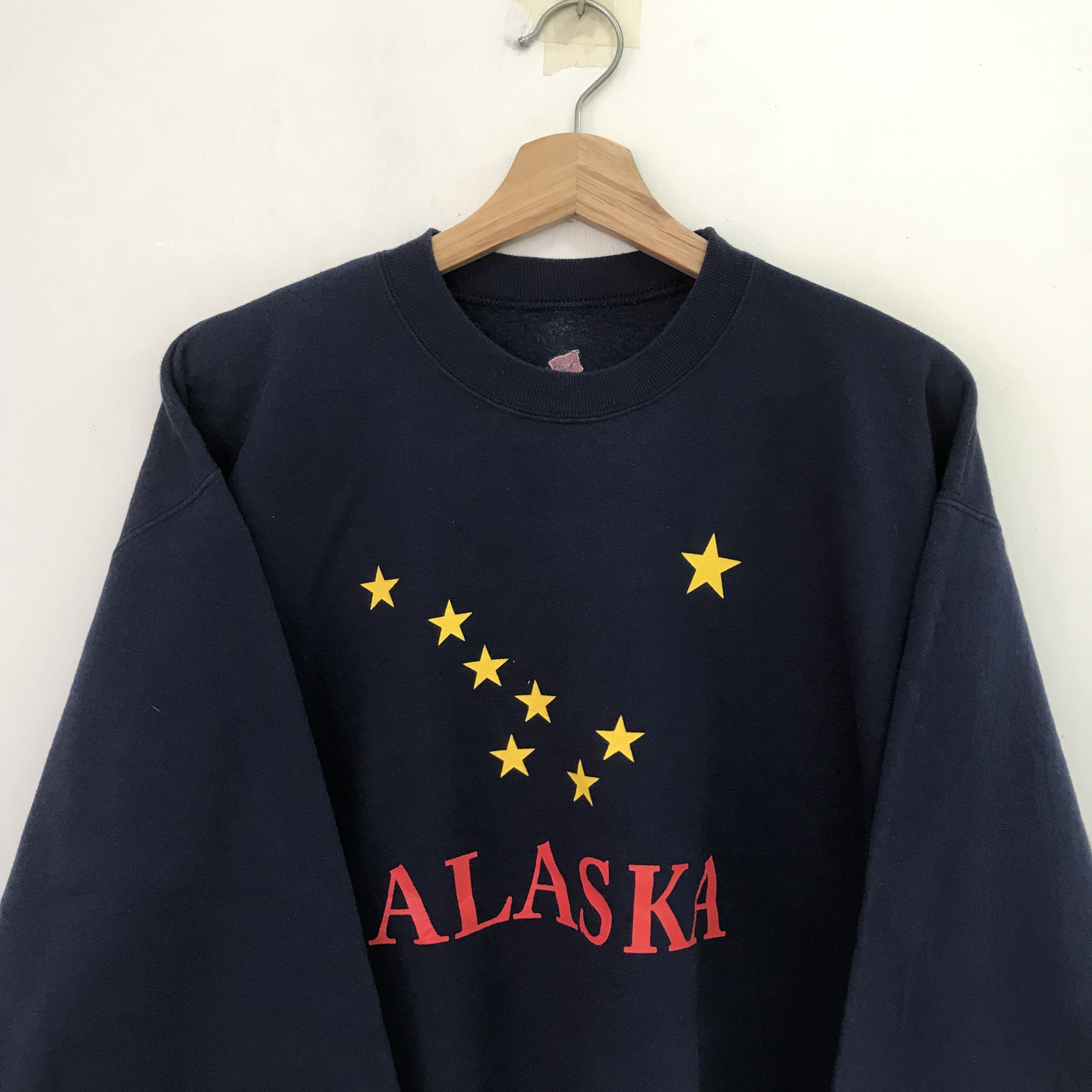 Vintage Alaska US State Blue Sweatshirt - 295 Size US M / EU 48-50 / 2 - 6 Thumbnail