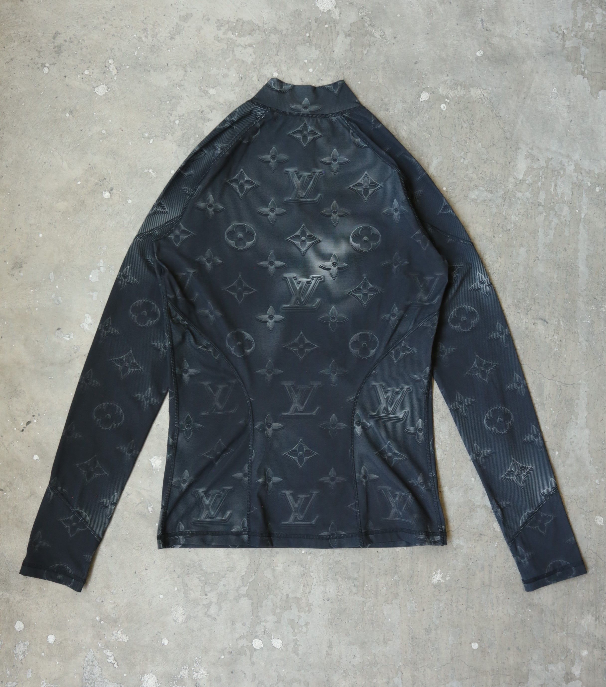 Louis Vuitton LV - VA - S/S 21 - 2054 Technical Half-Zip Longsleeves Size US L / EU 52-54 / 3 - 4 Thumbnail