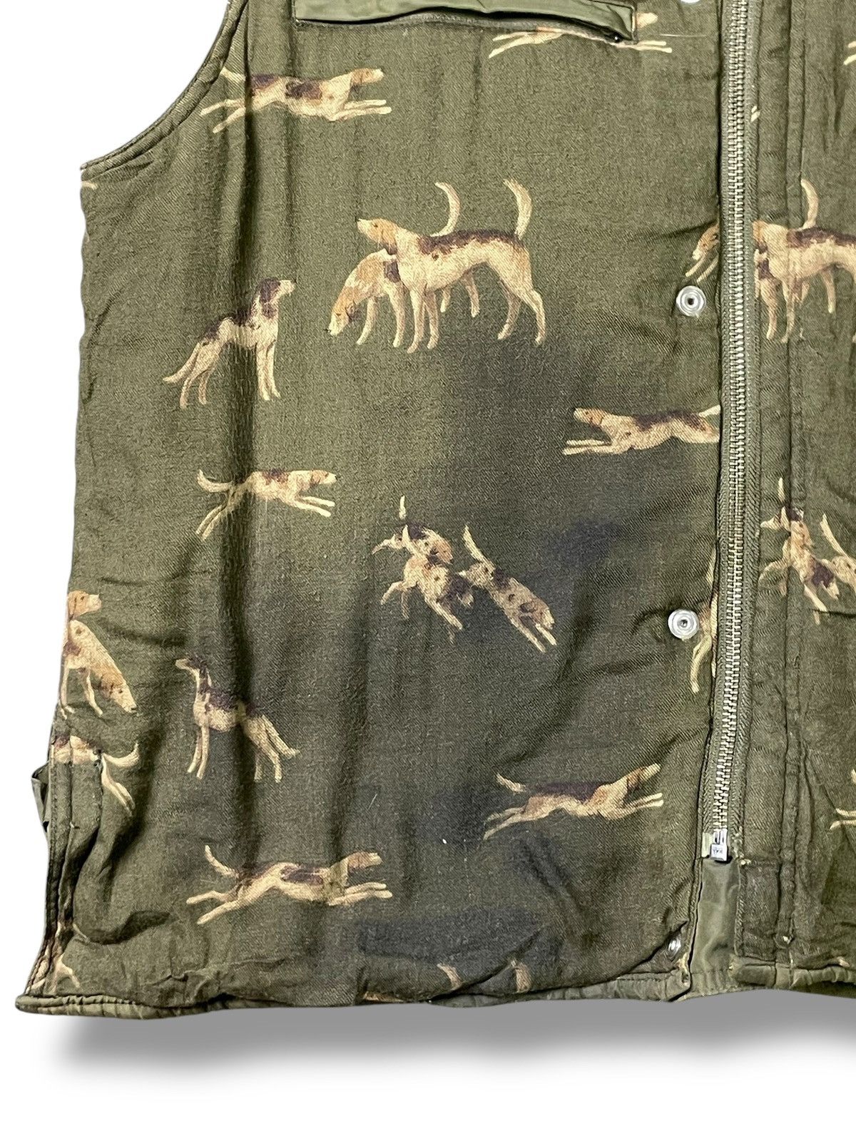Ralph Lauren × Vintage Vintage x Ralph Lauren Two Sided Vest Dog Pattern (31) Size US S / EU 44-46 / 1 - 3 Thumbnail