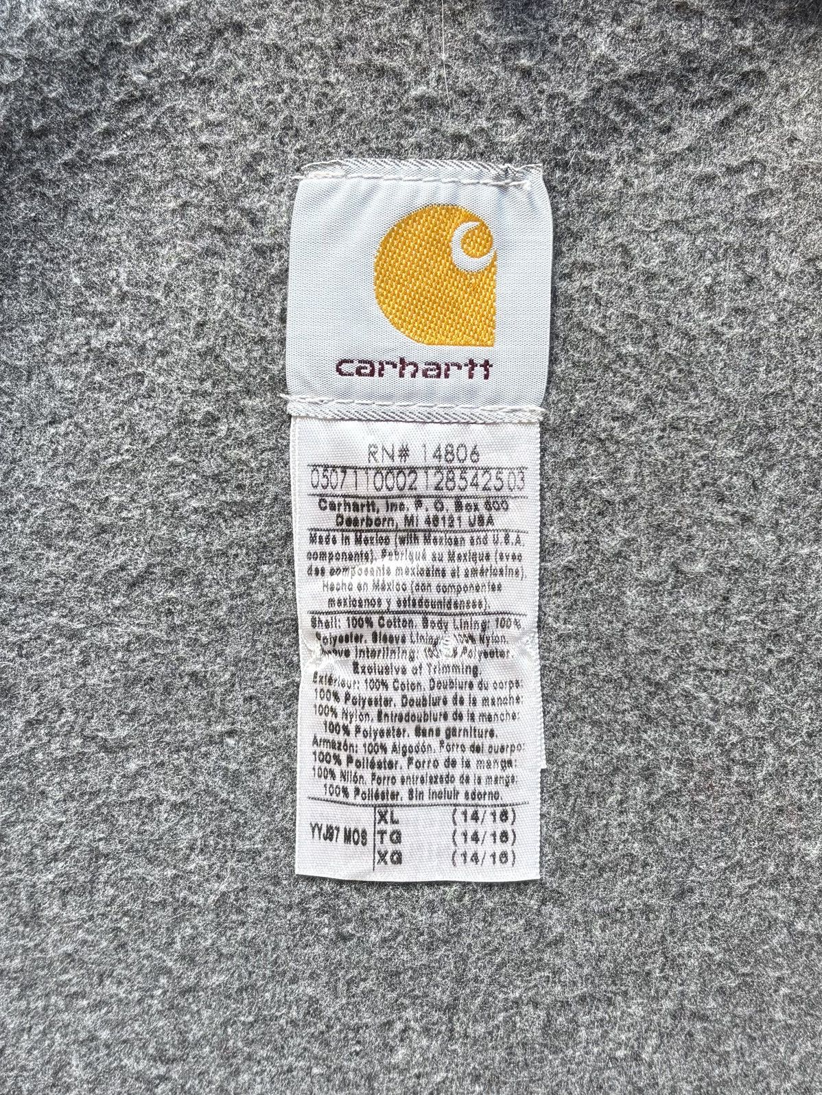 Carhartt × Vintage Vintage 2007 Carhartt 'J97 MOS' Blanket-Lined Detroit Jacket Size US S / EU 44-46 / 1 - 9 Thumbnail