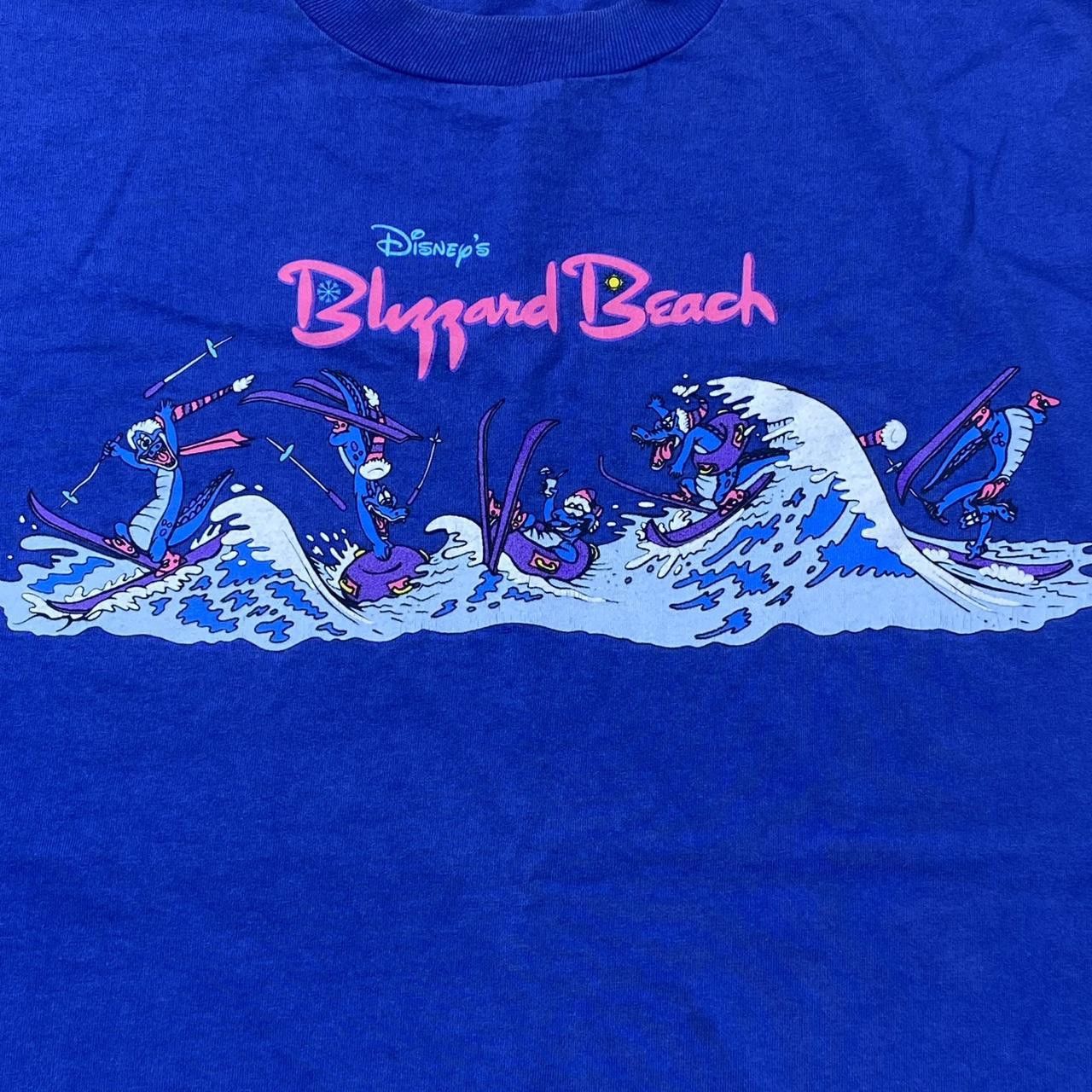 Disney Vintage Disney's Blizzard Beach Blue Cartoon Tee Size XL Size US XL / EU 56 / 4 - 3 Thumbnail