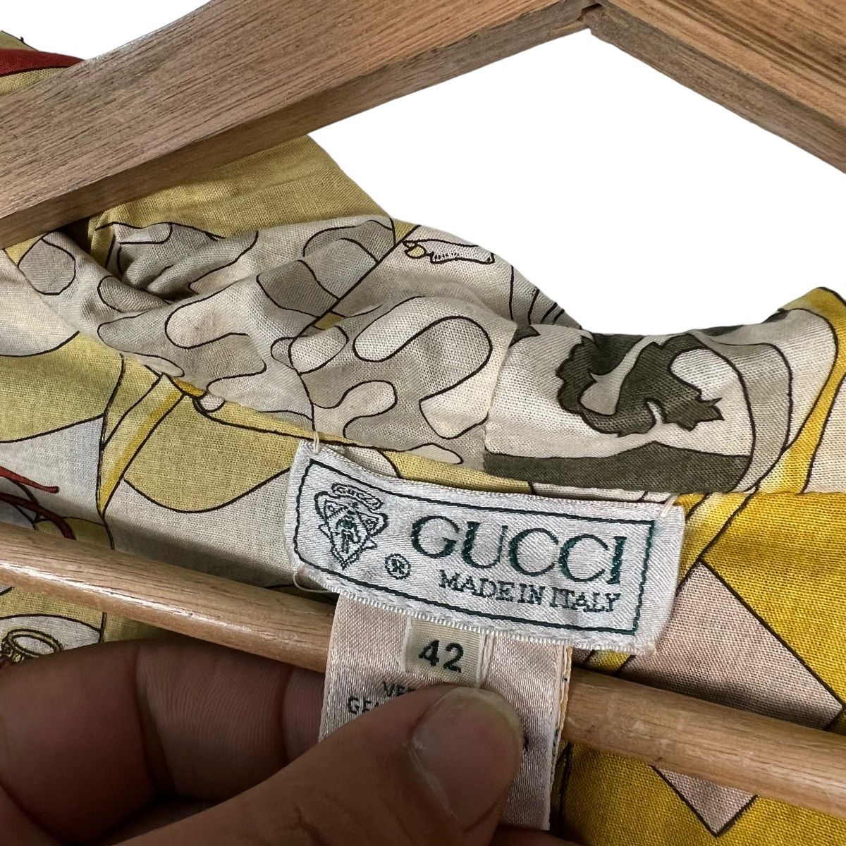 Gucci VINTAGE DEER LEATHER BOMBER JACKET GUCCI RARE LINING DESIGN Size M / US 6-8 / IT 42-44 - 23 Thumbnail