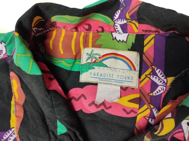 Other Vintage Paradise Found Hawaiian Parrots Oversized Shirt Size US XL / EU 56 / 4 - 3 Thumbnail