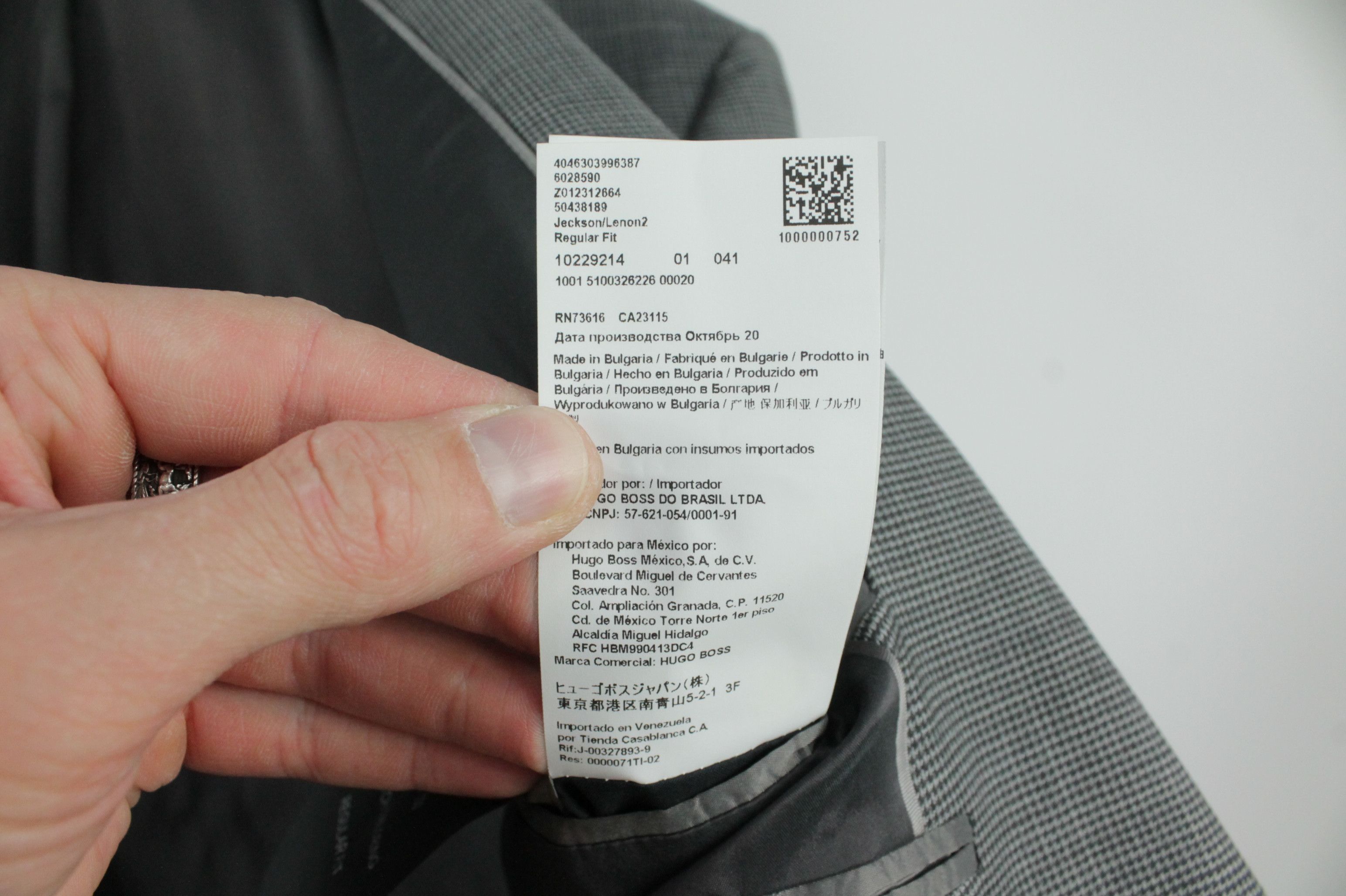 Hugo Boss Hugo Boss Jeckson Regular Fit Gray Wool Blazer Jacket Size US M / EU 48-50 / 2 - 11 Thumbnail