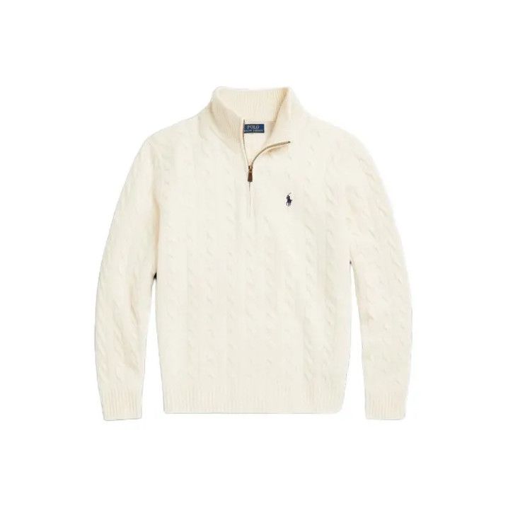 Polo Ralph Lauren Polo Ralph Lauren Men's Solid Cable-Knit Sweater Size US L / EU 52-54 / 3 - 1 Thumbnail