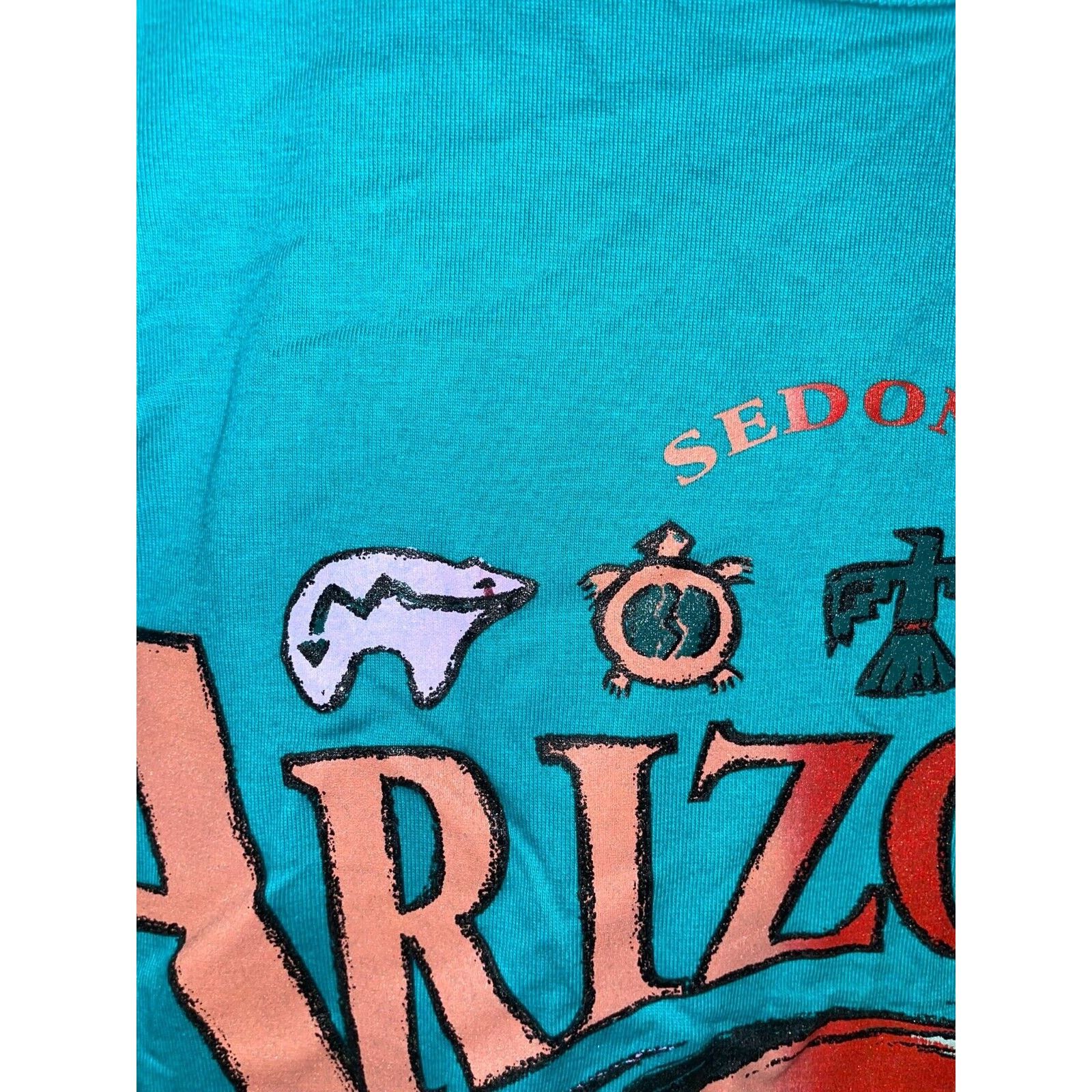 Jerzees Vintage Native American Shirt Arizona Sedona Tee VTG 90s L Size US L / EU 52-54 / 3 - 6 Thumbnail