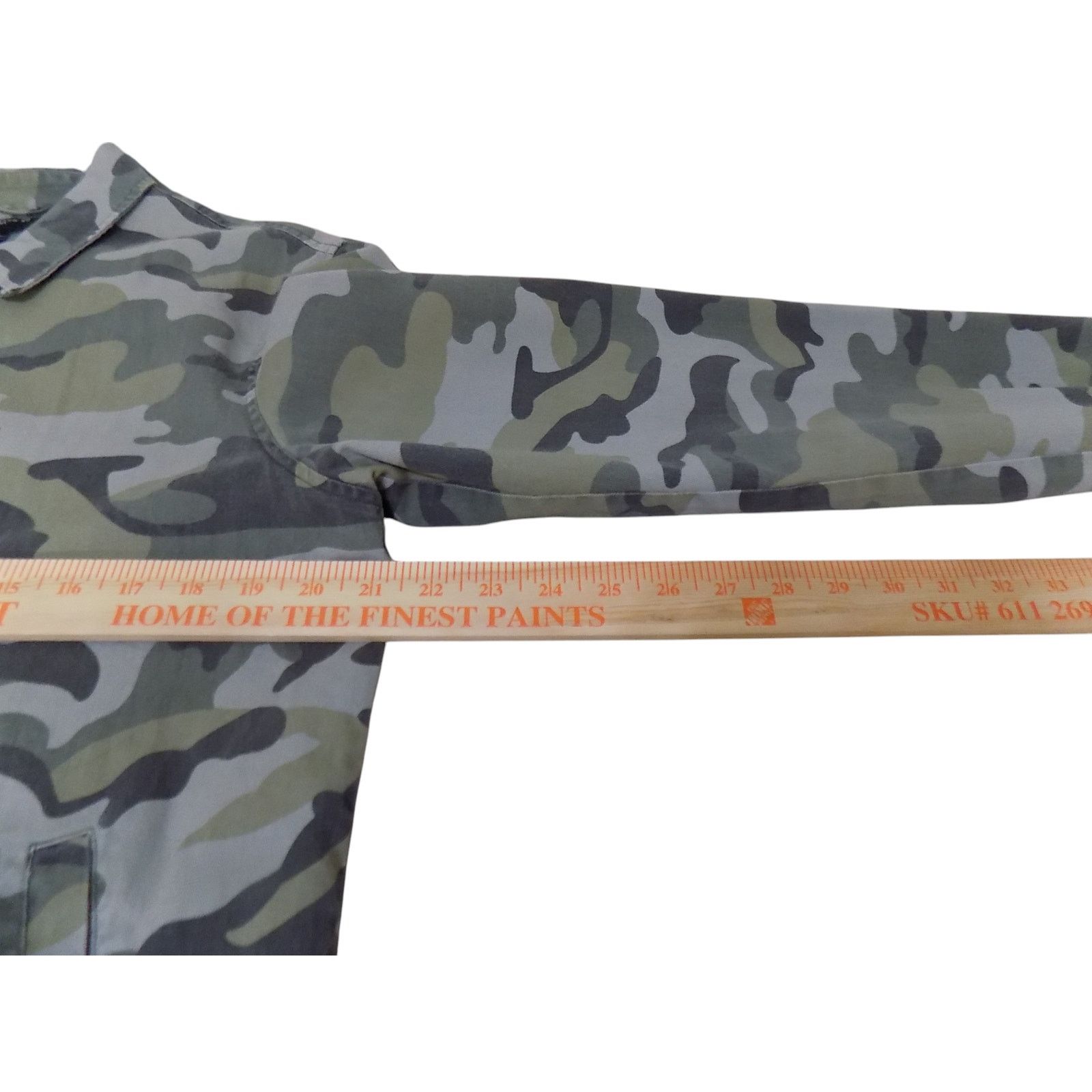 Forever 21 Forever 21 Jacket Men Small Green Camo Streetwear Army Size US S / EU 44-46 / 1 - 8 Thumbnail