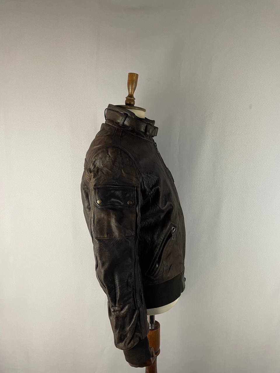Prada Prada Leather Jacket Brown Rare Size US M / EU 48-50 / 2 - 11 Thumbnail