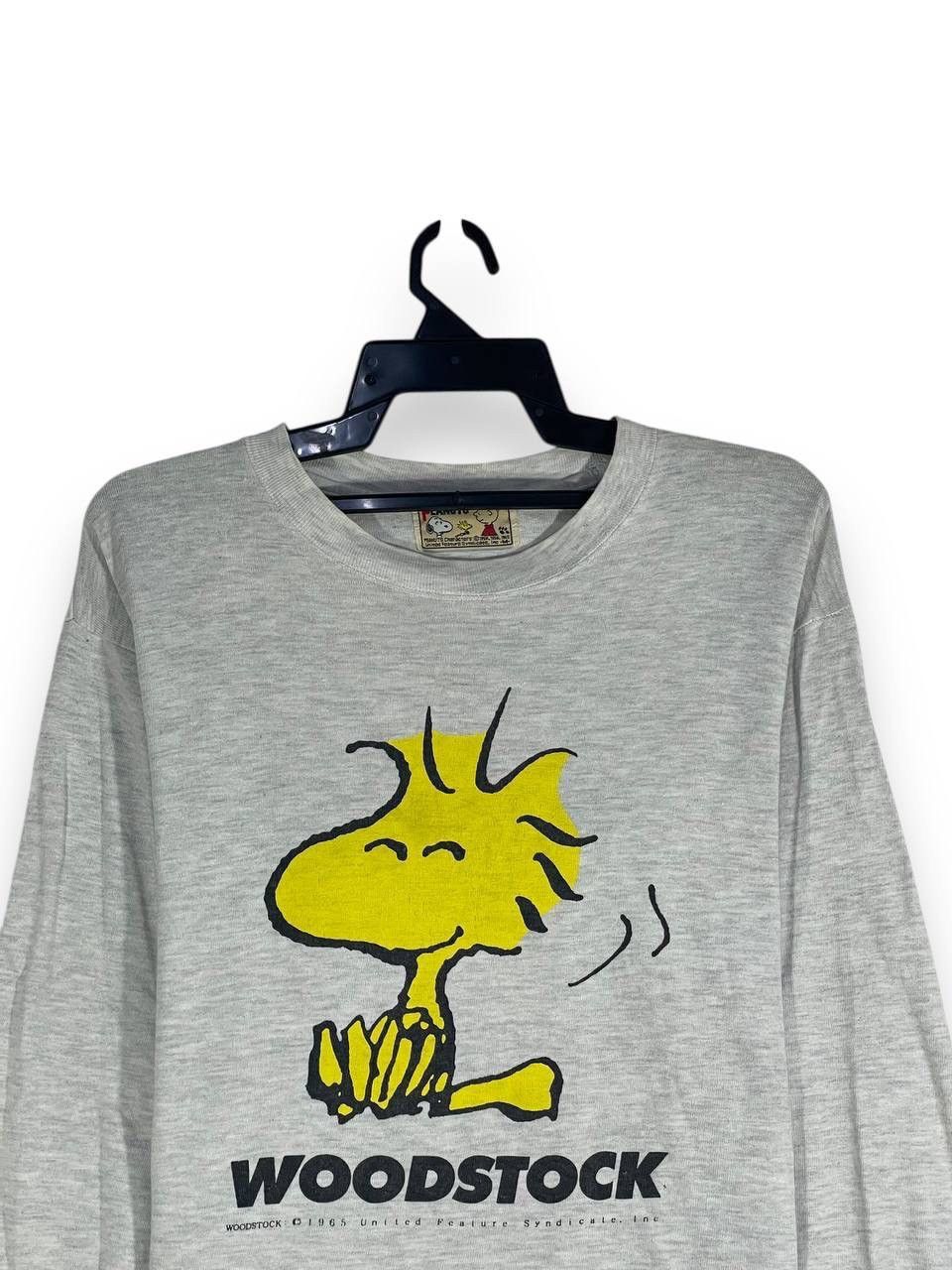 Peanuts Vintage 90s woodstock cartoon bird habitat sweatshirt size M Size US M / EU 48-50 / 2 - 2 Thumbnail