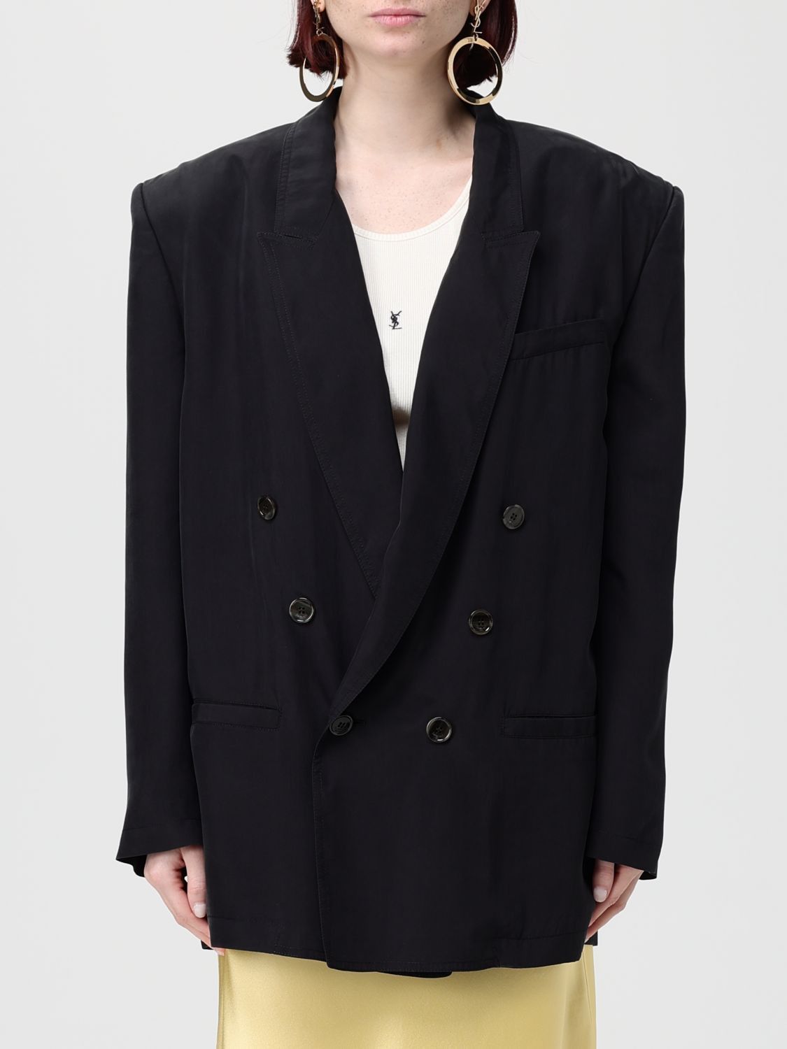 Saint Laurent Paris Saint Laurent Jacket Woman Black Size S / US 4 / IT 40 - 1 Thumbnail