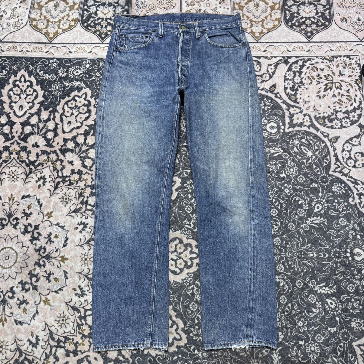 Levi's Vintage 70s Levis 501 Redline Selvedge Jeans Single Stitch Size US 33 - 16 Thumbnail