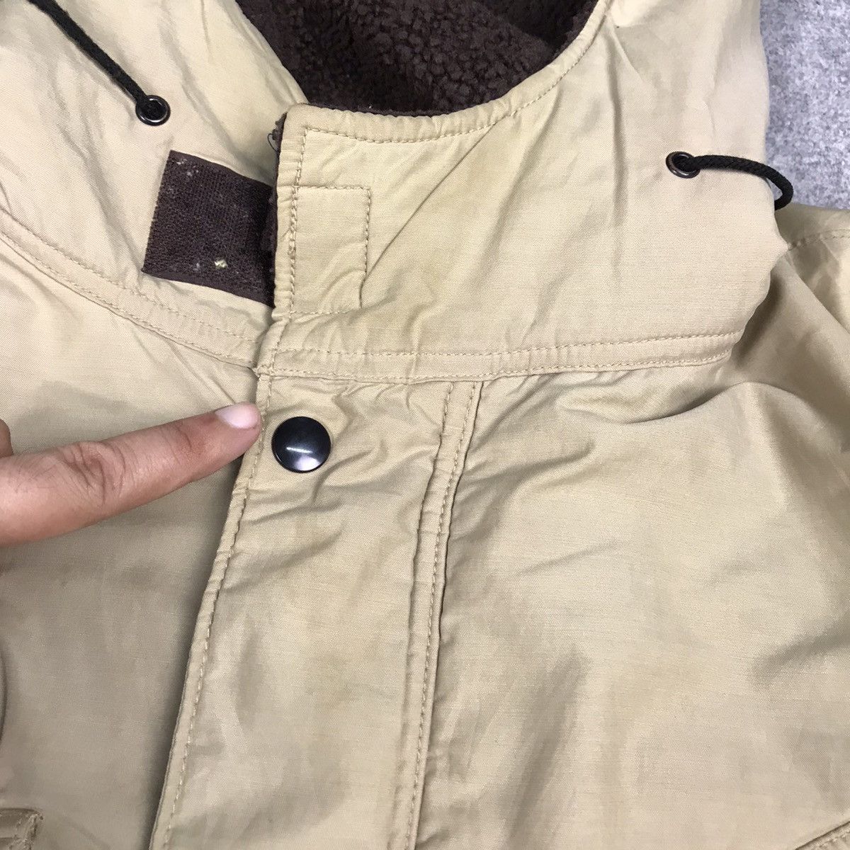 Denime × Japanese Brand DENIME PARKAS SHERPA JACKET HOODIES STYLE JACKET Size US M / EU 48-50 / 2 - 10 Thumbnail