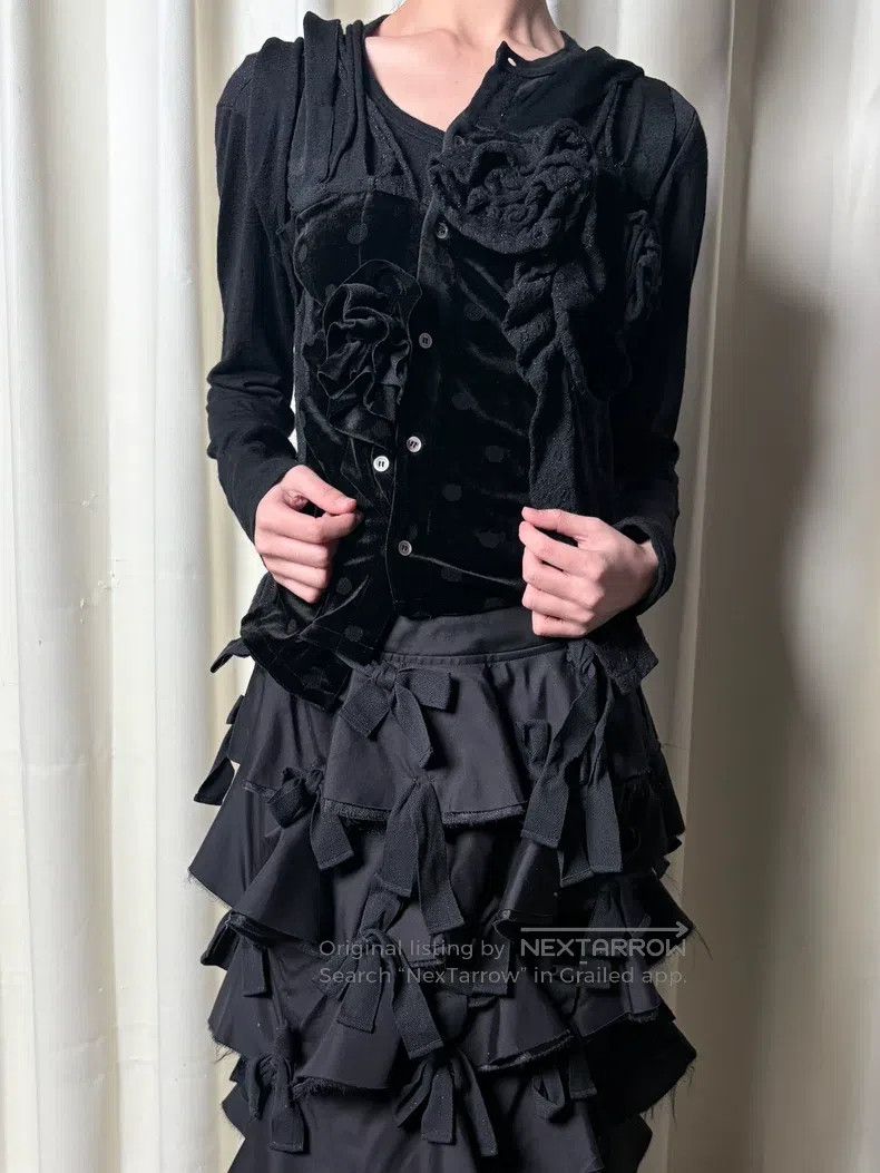 Comme des Garcons Comme Des Garcons one-size-fits-all Vintage Dark Rose Polka Size XS / US 0-2 / IT 36-38 - 2 Thumbnail