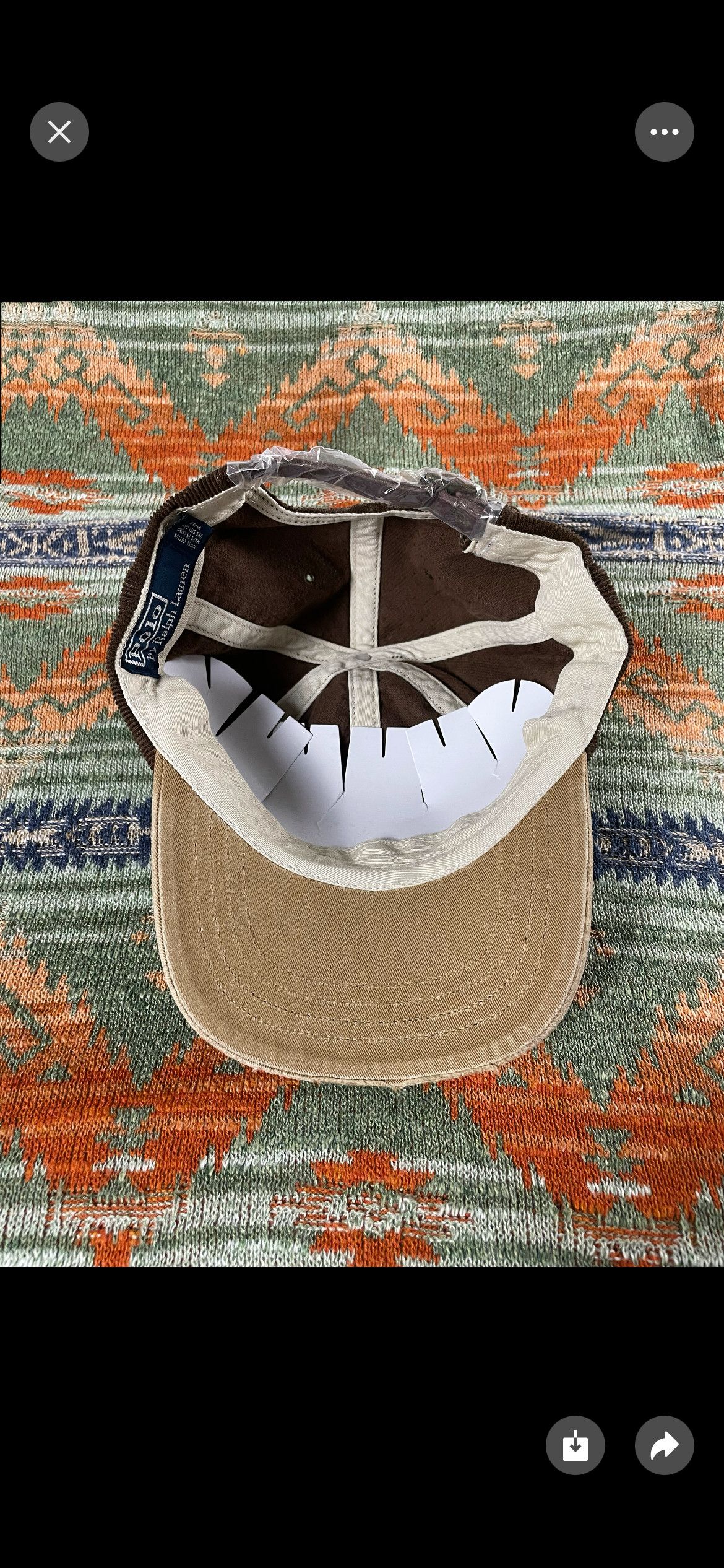 Polo Ralph Lauren Polo Ralph Lauren Corduroy Rare baseball cap baseball hat Size ONE SIZE - 5 Thumbnail