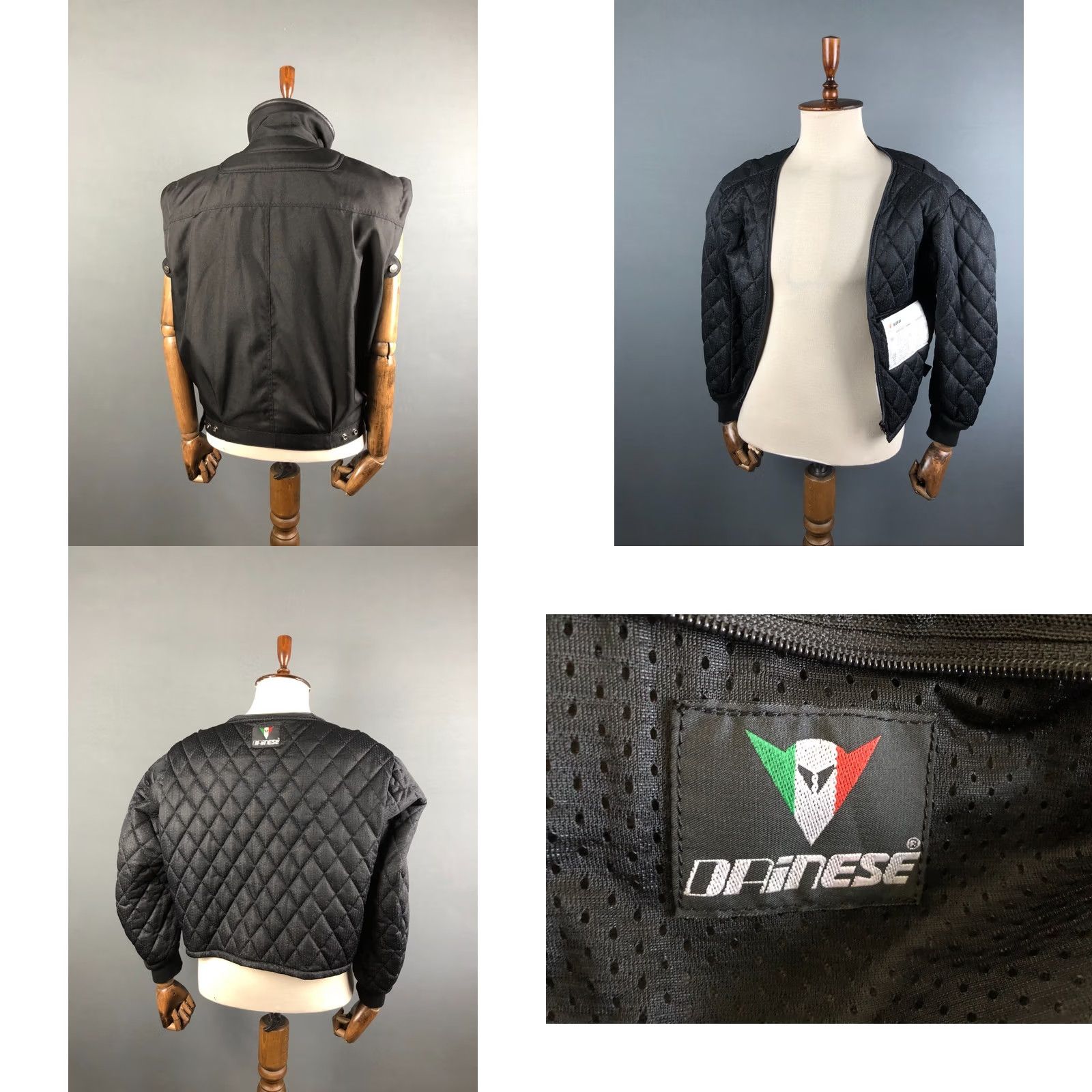 Dainese Dainese Men's Full Zip Jacket Size 46 Black Polyester Removable Sleeves Jacket Mens 46 Black Polyester Removable Sleeves Size US S / EU 44-46 / 1 - 9 Thumbnail