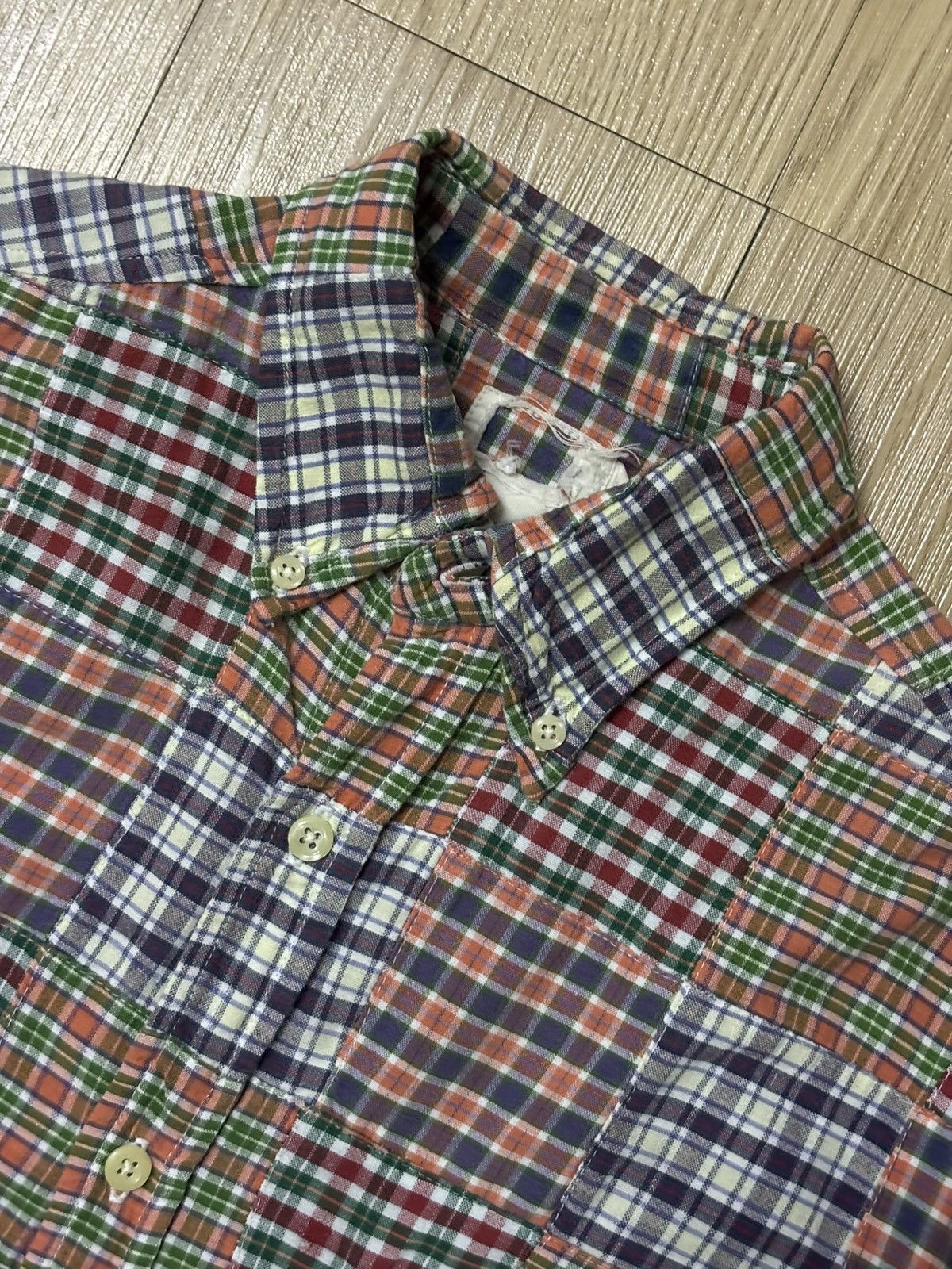Japanese Brand PATCHWORK SHIRTS Size US M / EU 48-50 / 2 - 3 Thumbnail