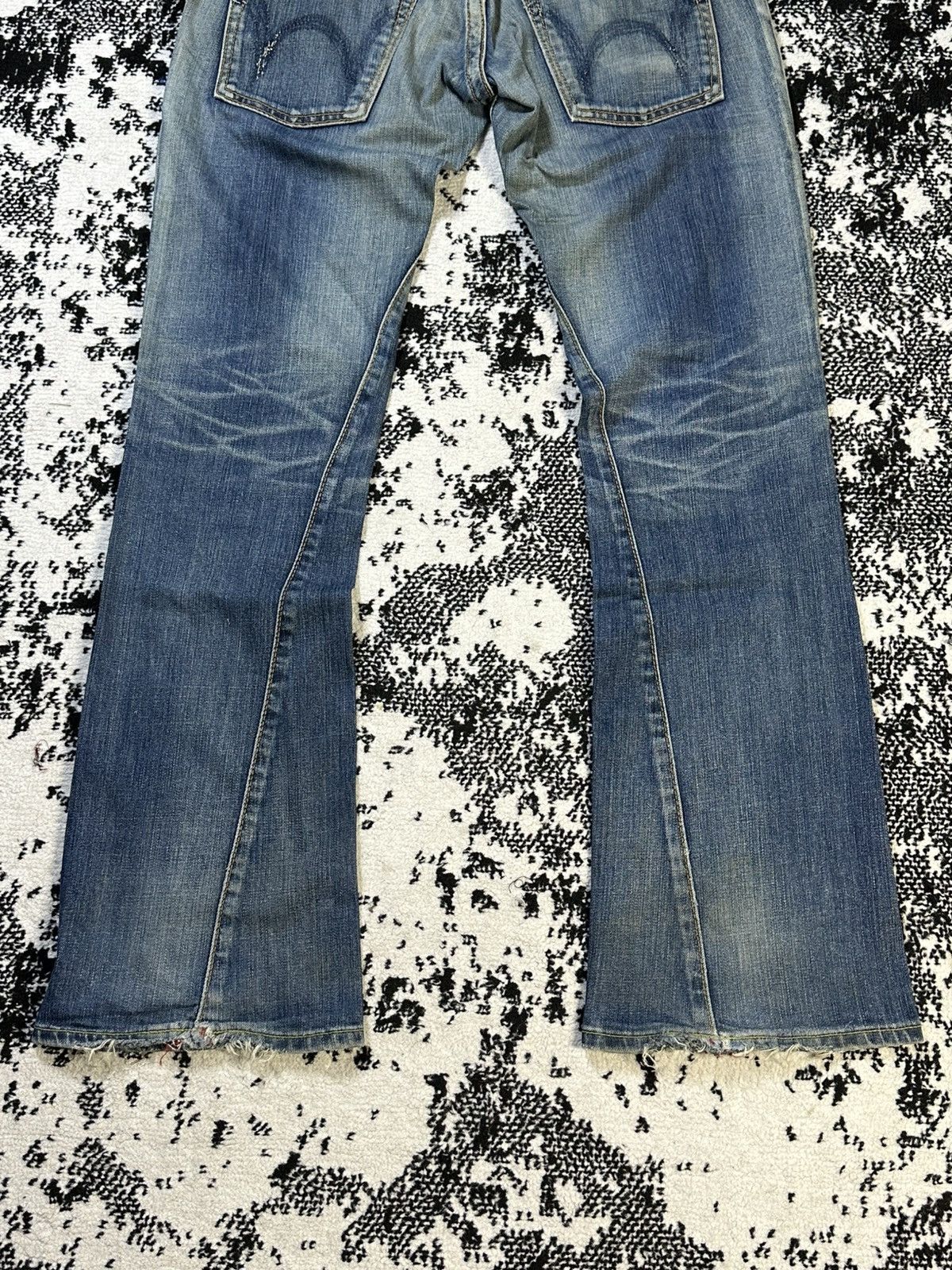 Edwin Flare Edwin Bucke Back Blue Trip Mud Wash Denim 30X32 Size US 30 / EU 46 - 11 Thumbnail